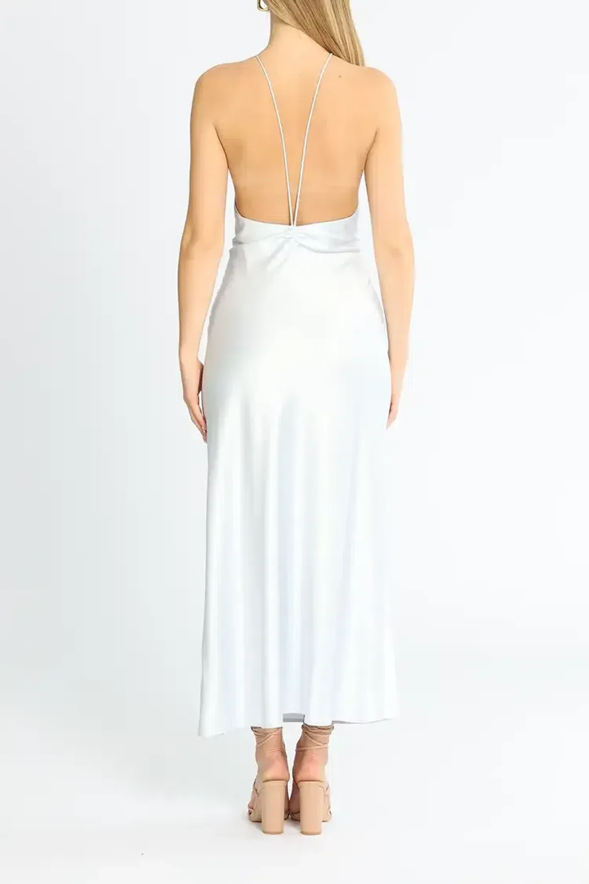 Significant Other Vienna Midi Dress White Size 10 - Image 3