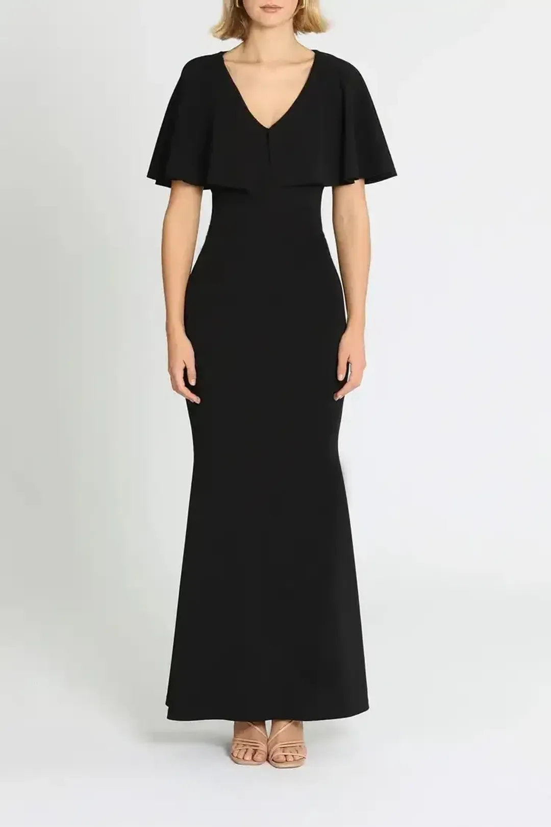 Pasduchas Mrs Carter Gown Black Size 14 for rent on The Volte - main image