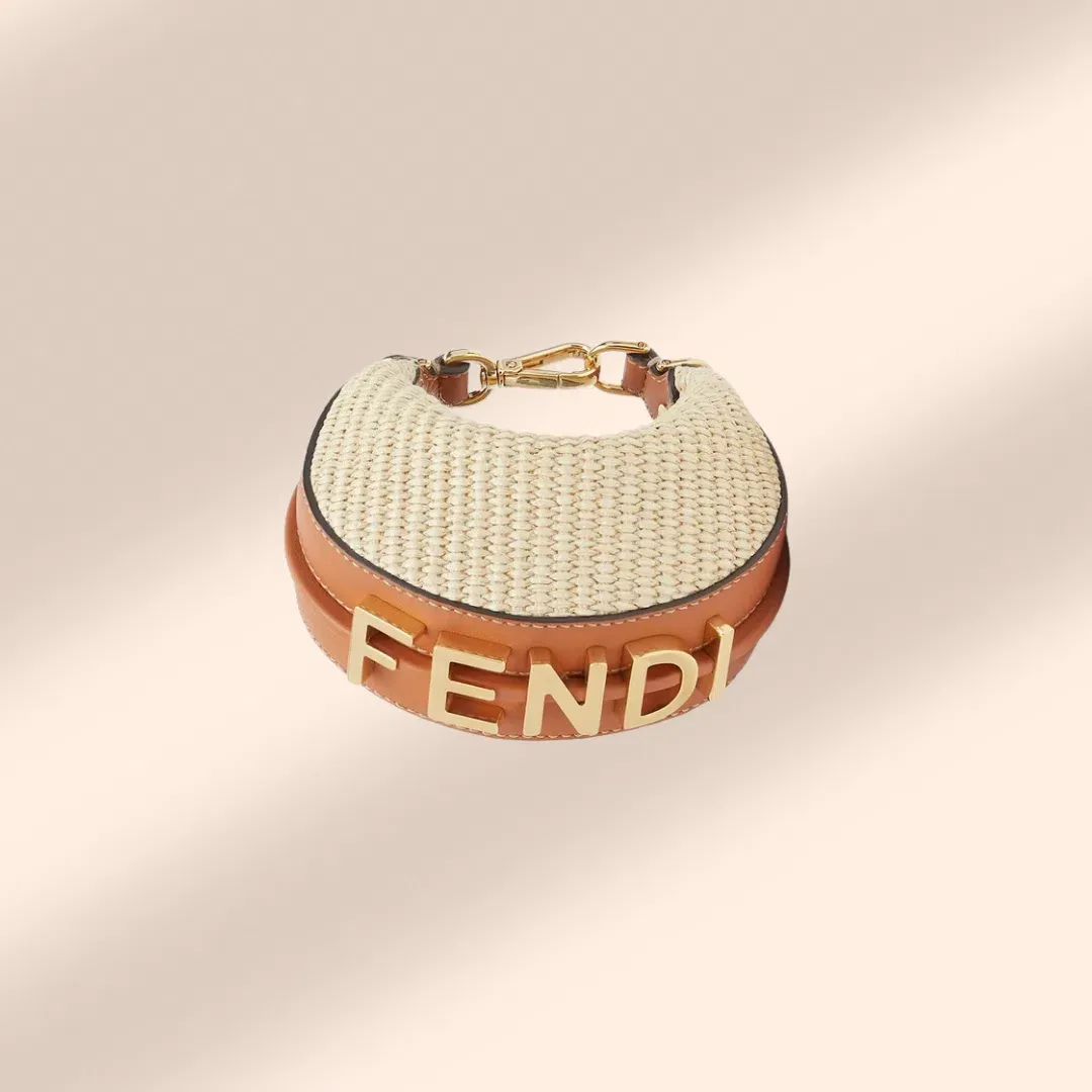 Fendi Nano Fendigraphy Natural Raffia for rent on The Volte - main image