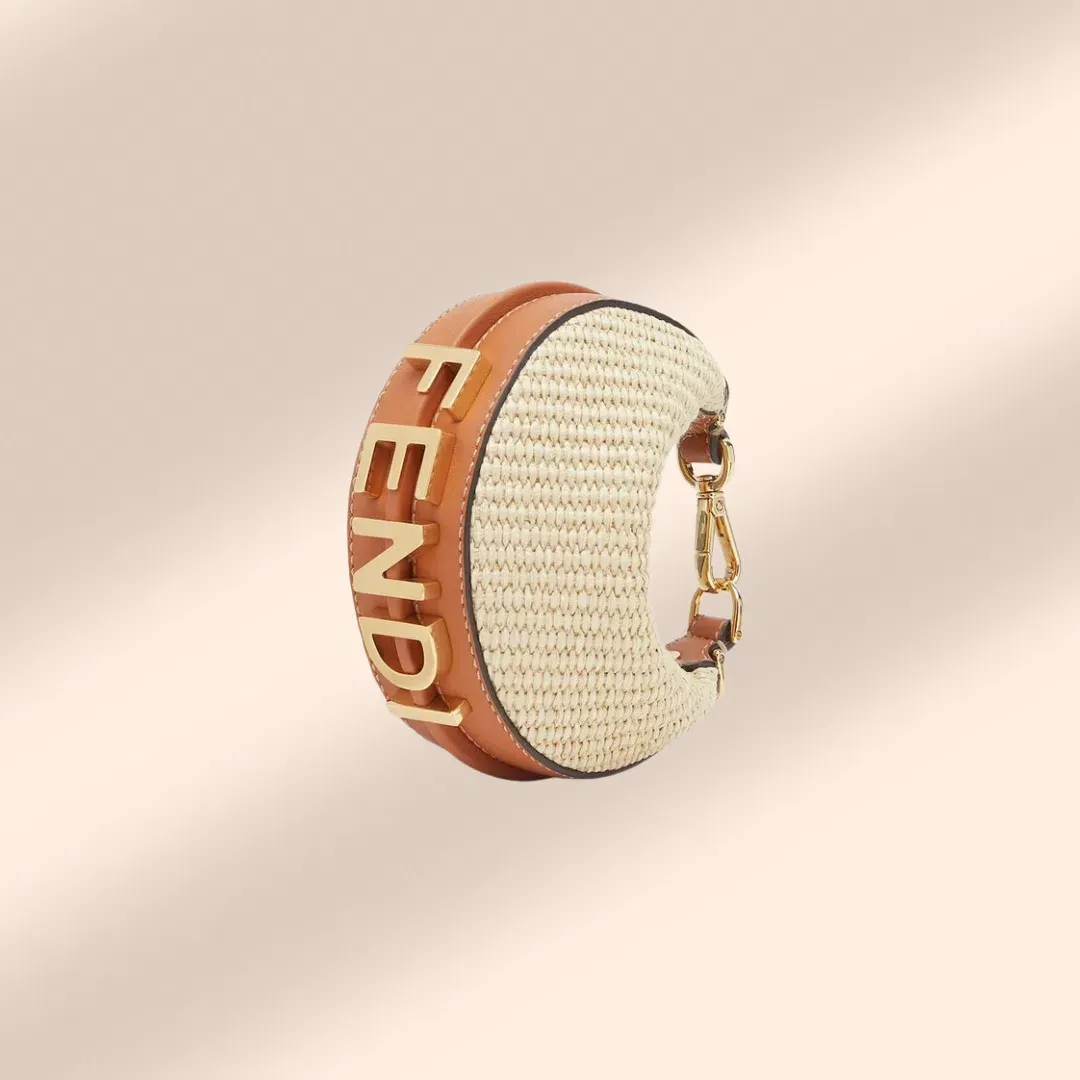 Fendi Nano Fendigraphy Natural Raffia for rent on The Volte - main image