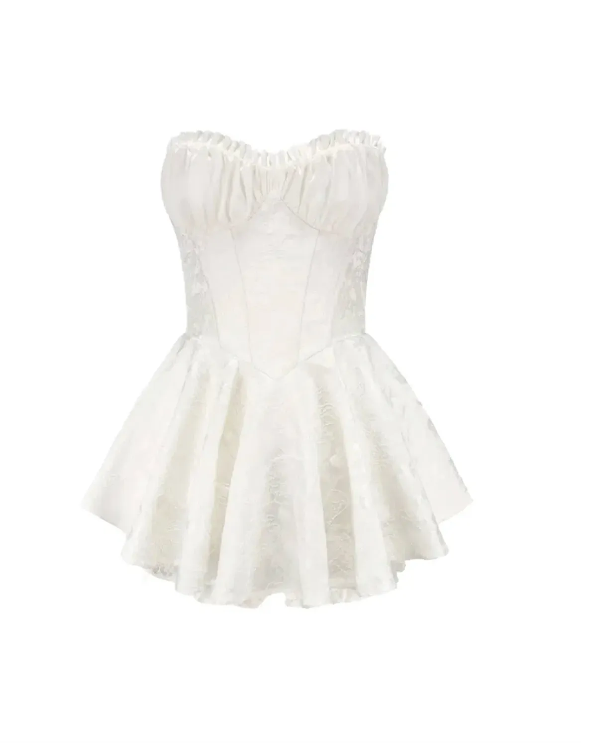 Nana Jacqueline Airina Mini Dress White Size 8 - Image 3