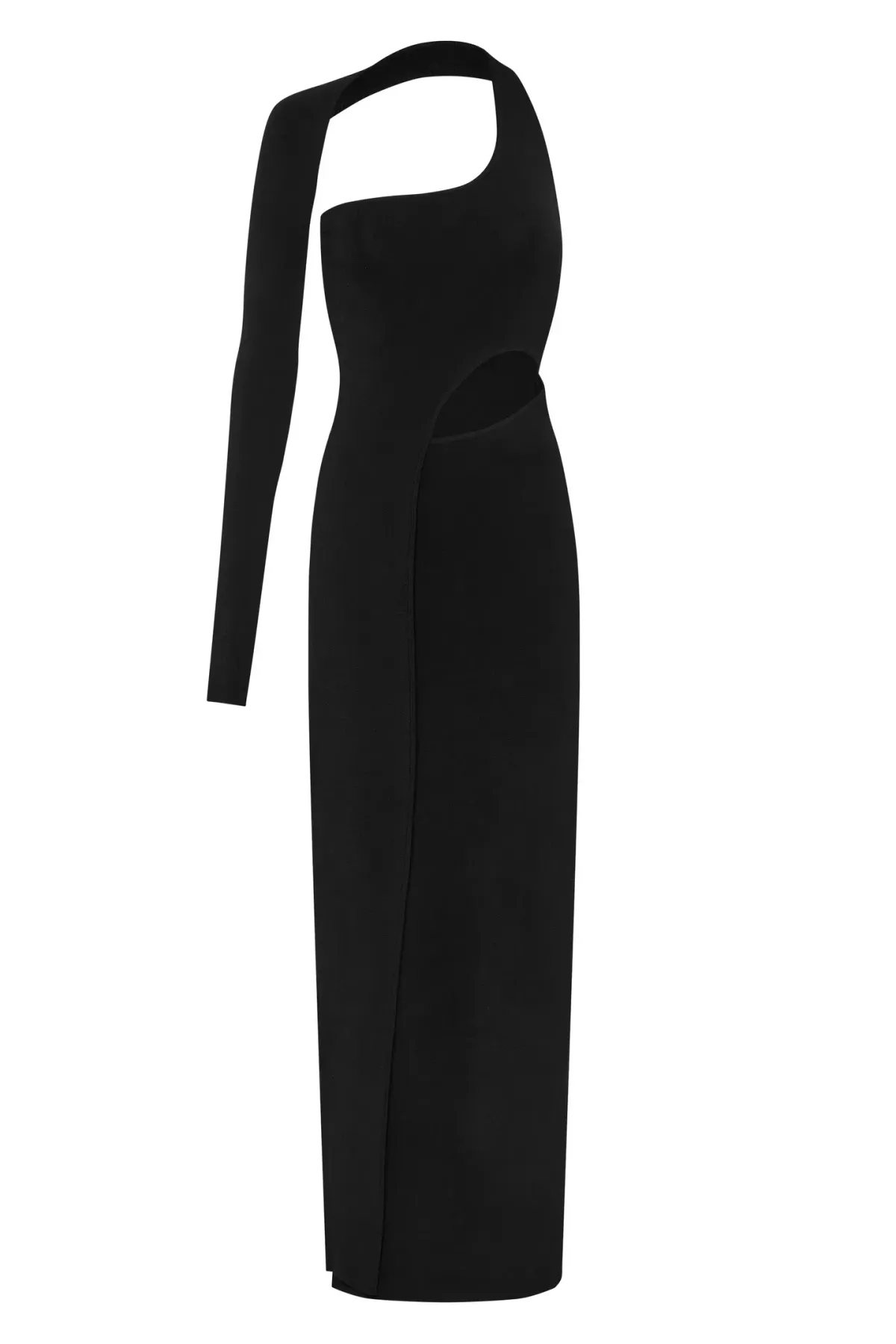 Sir the Label Manifesto Sleeve Midi Dress Black Size 10 - Image 5