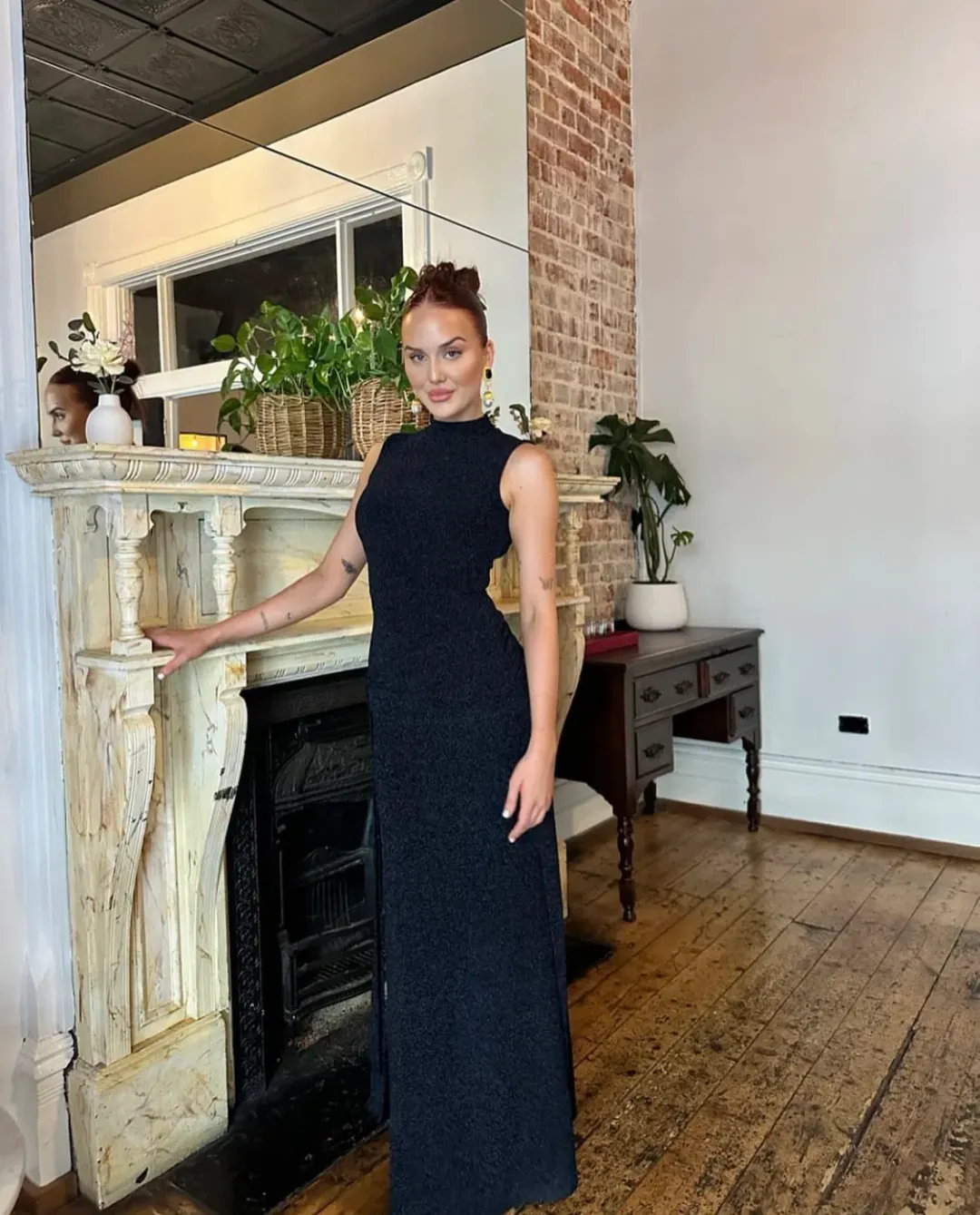 Arcina Ori Monica Dress Midnight Blue Size S / AU 8 for rent on The Volte - main image