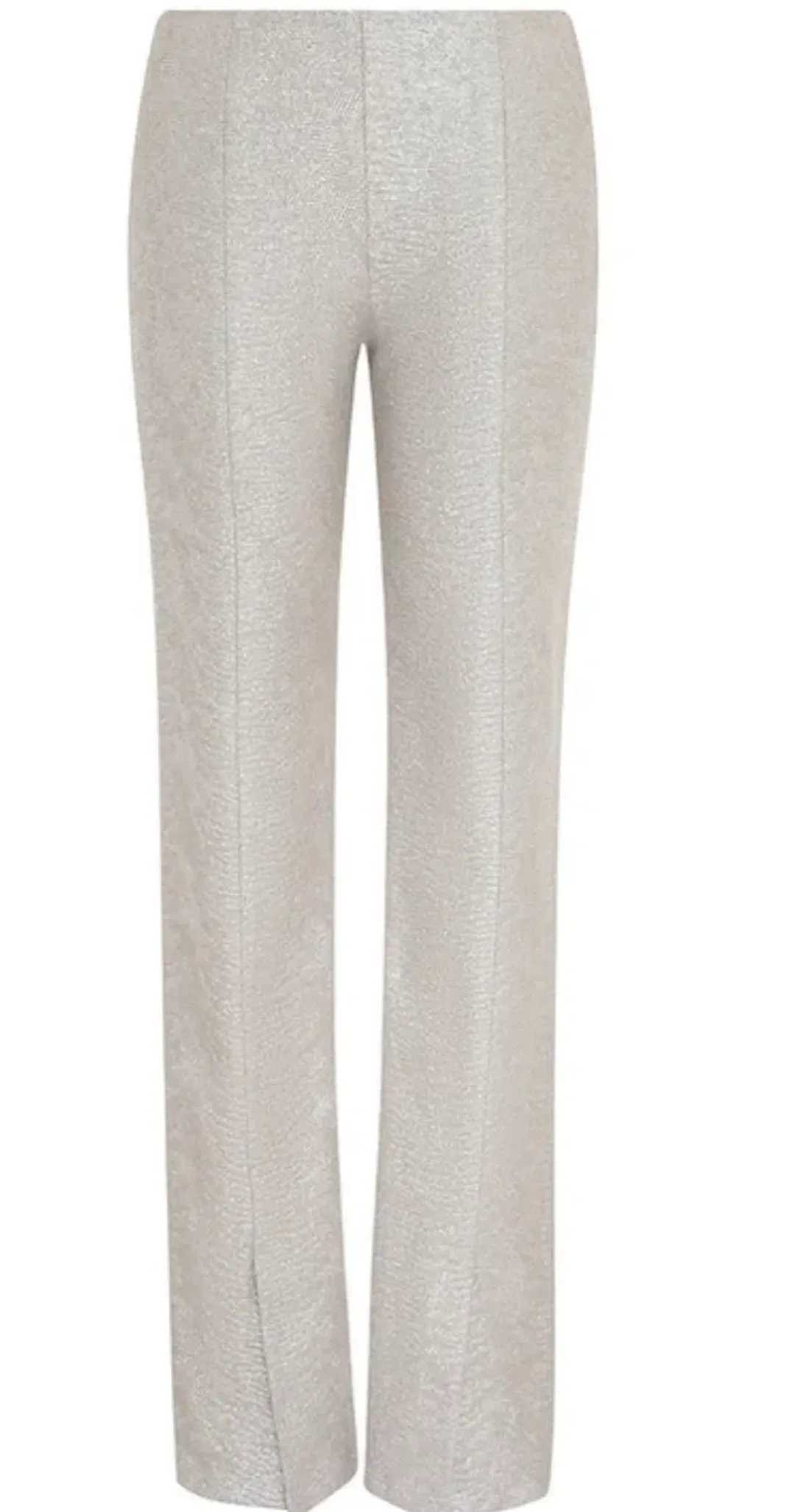 Zimmermann Spring Suiting: The Coaster Metallic Slouch Jacket and Split Pants Set Champagne Size 0 / AU 8 for rent on The Volte - main image