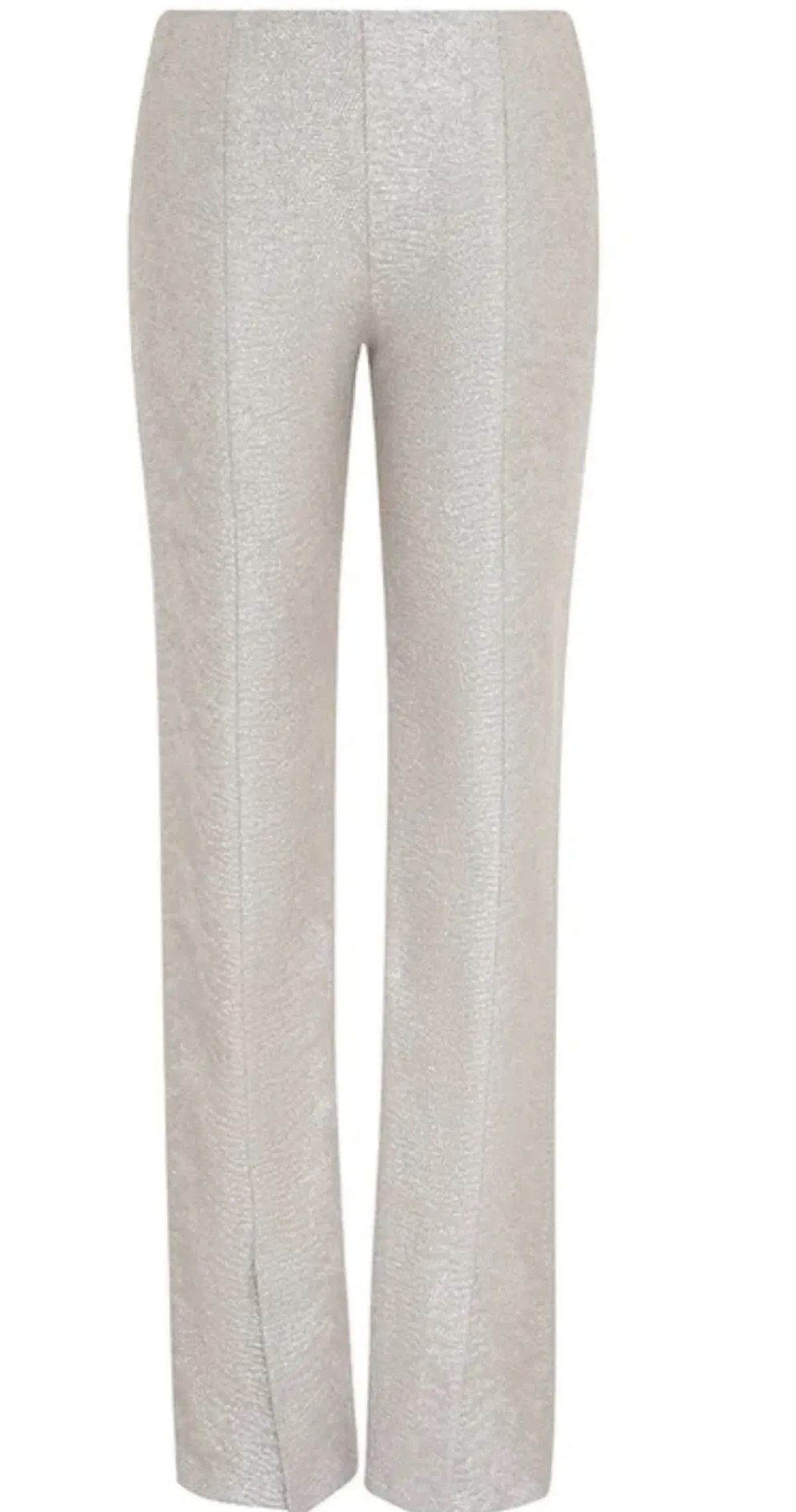 Zimmermann Spring Suiting: The Coaster Metallic Slouch Jacket and Split Pants Set Champagne Size 0 / AU 8 - Image 2