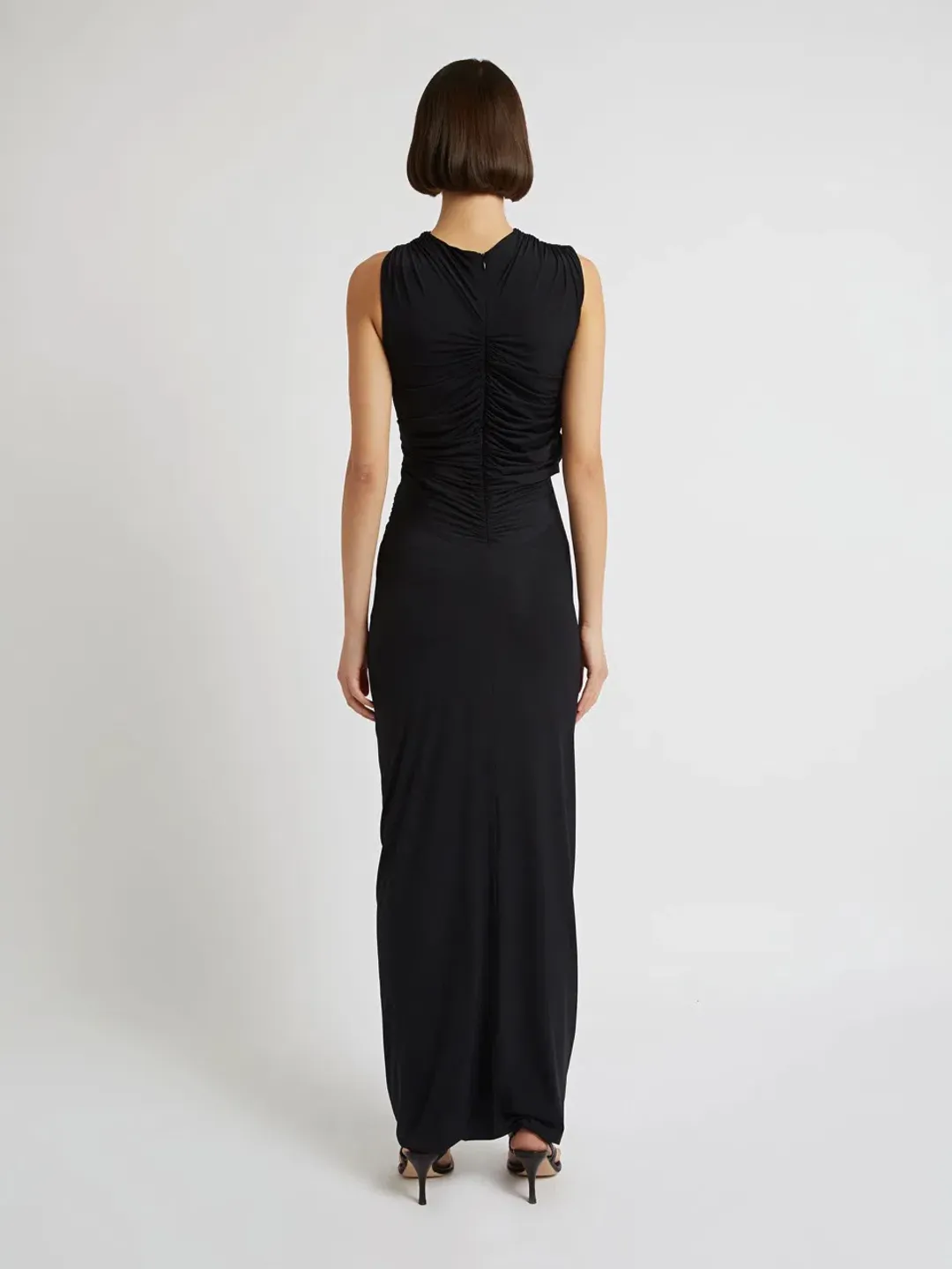 Christopher Esber Venus Tank Dress Black Size 6 for rent on The Volte - main image