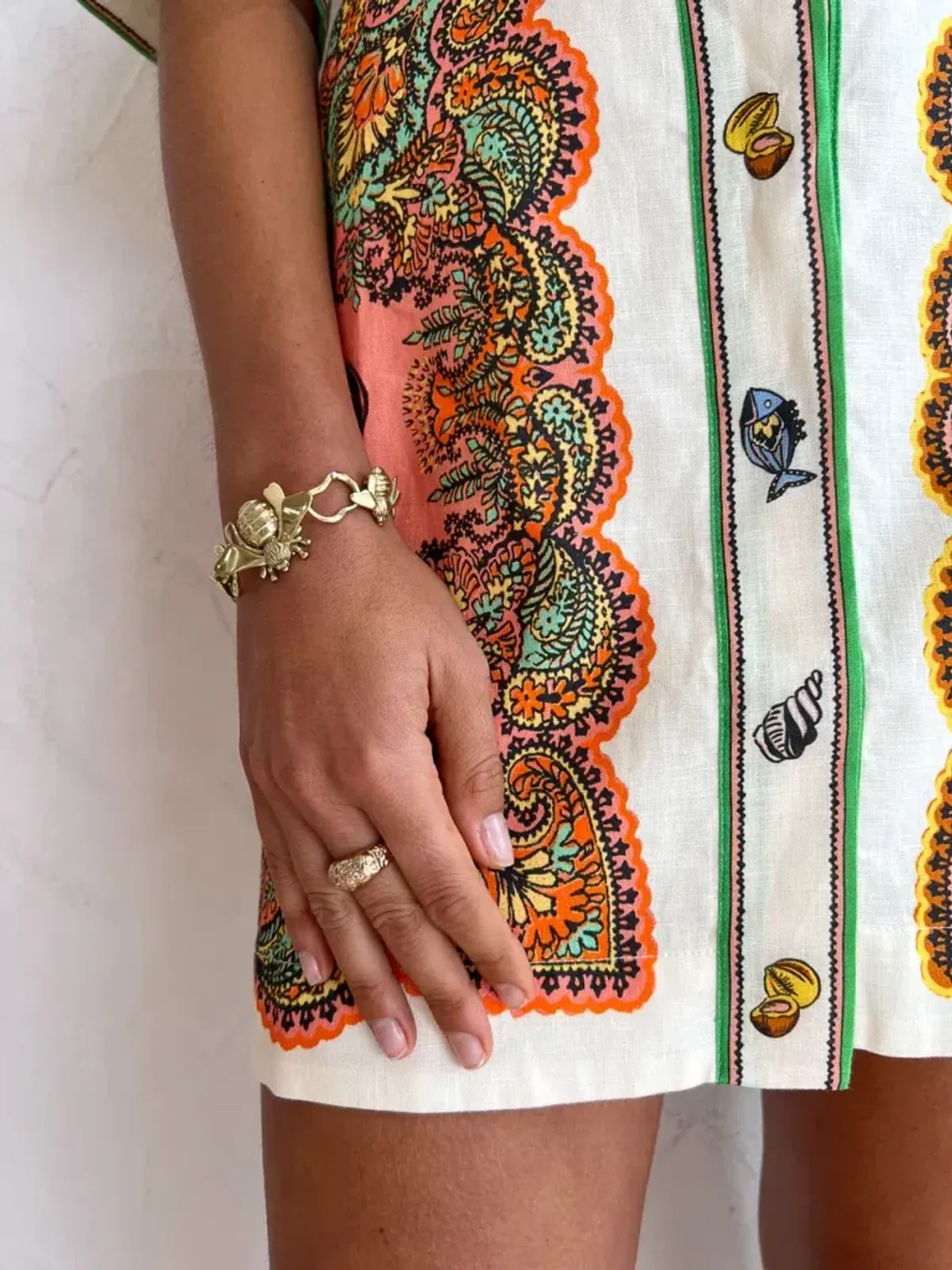 Alemais Trippy Troppo Mini Dress Multi Size AU 10 - Image 4