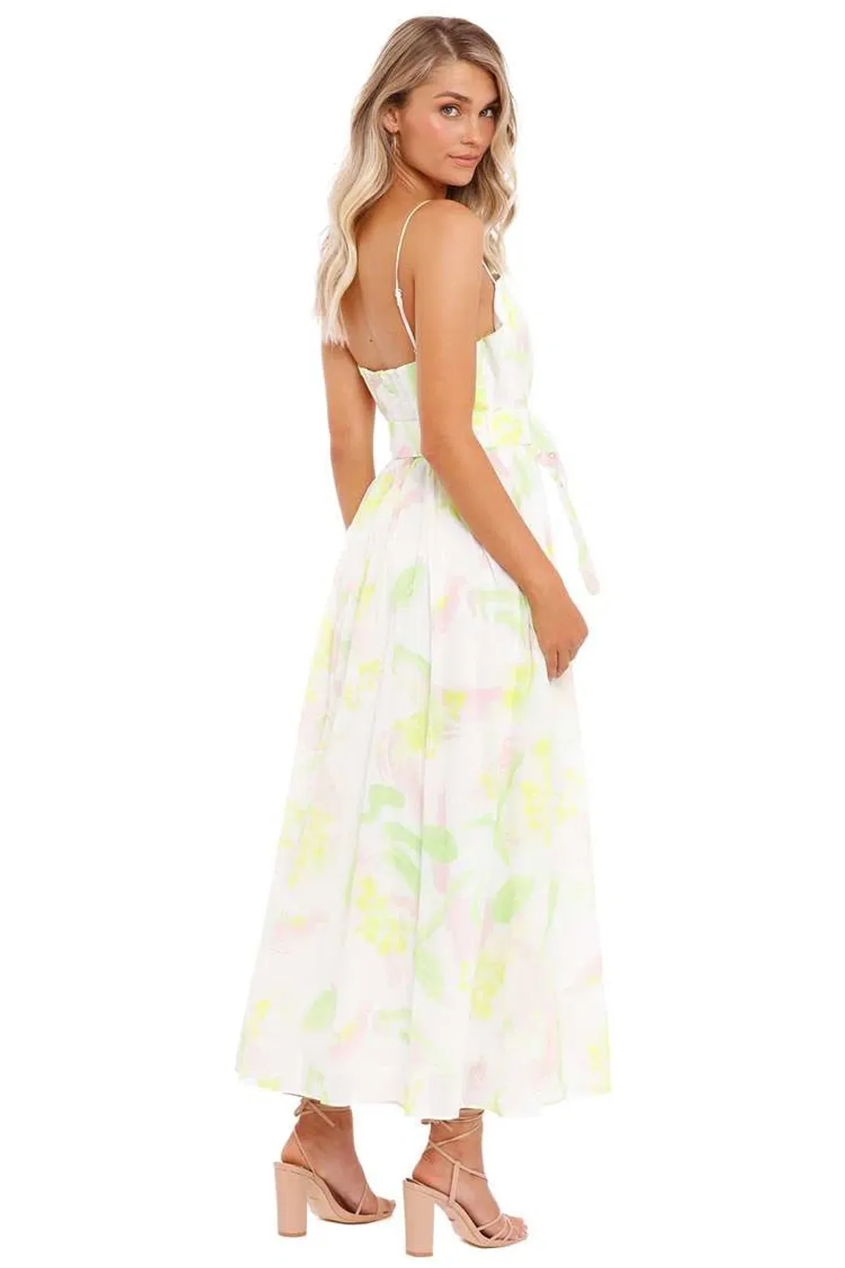 Steele Dalia Dress Spring Winds Multi Floral Size 12 - Image 3