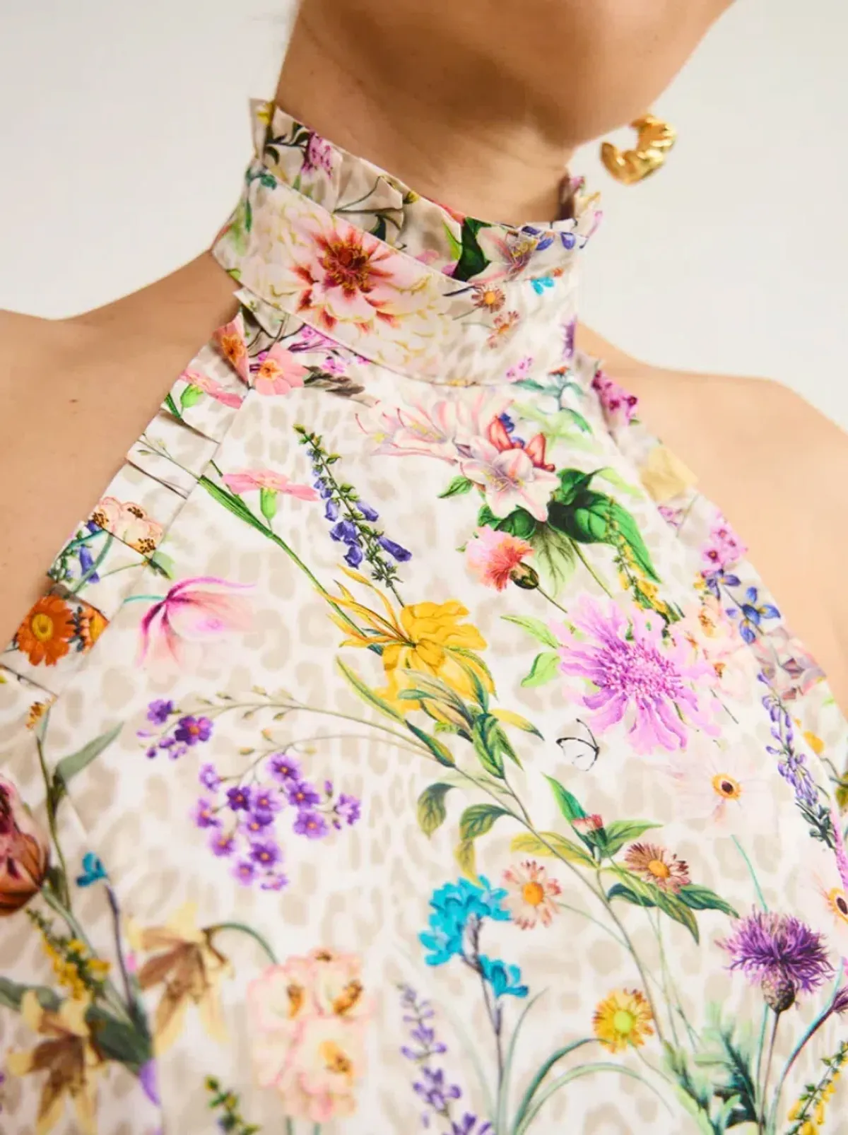 Aqua Blu Heather Maxi Dress in Jardine Floral Print Size L / AU 12 - Image 7