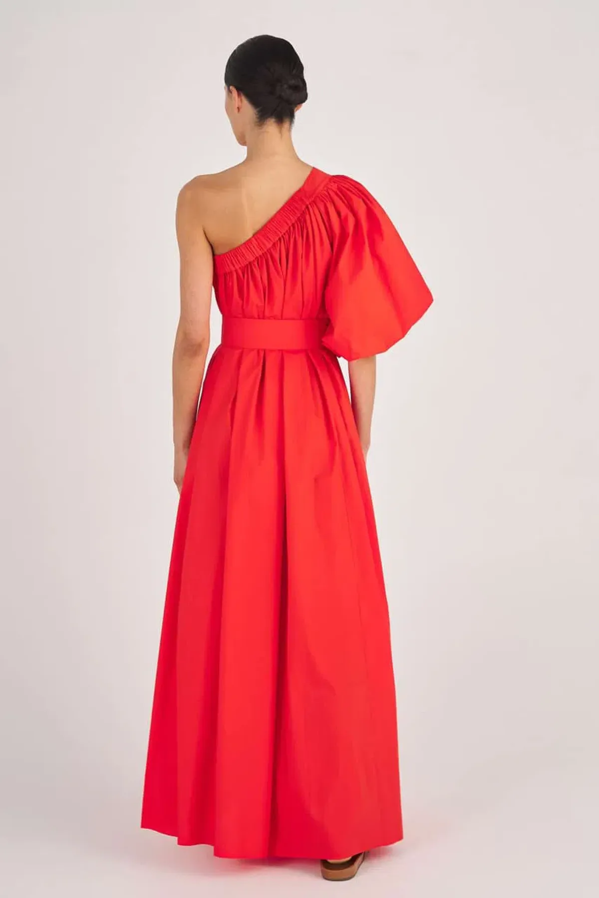 Oroton One Shoulder Dress Red Size AU 8 - Image 3