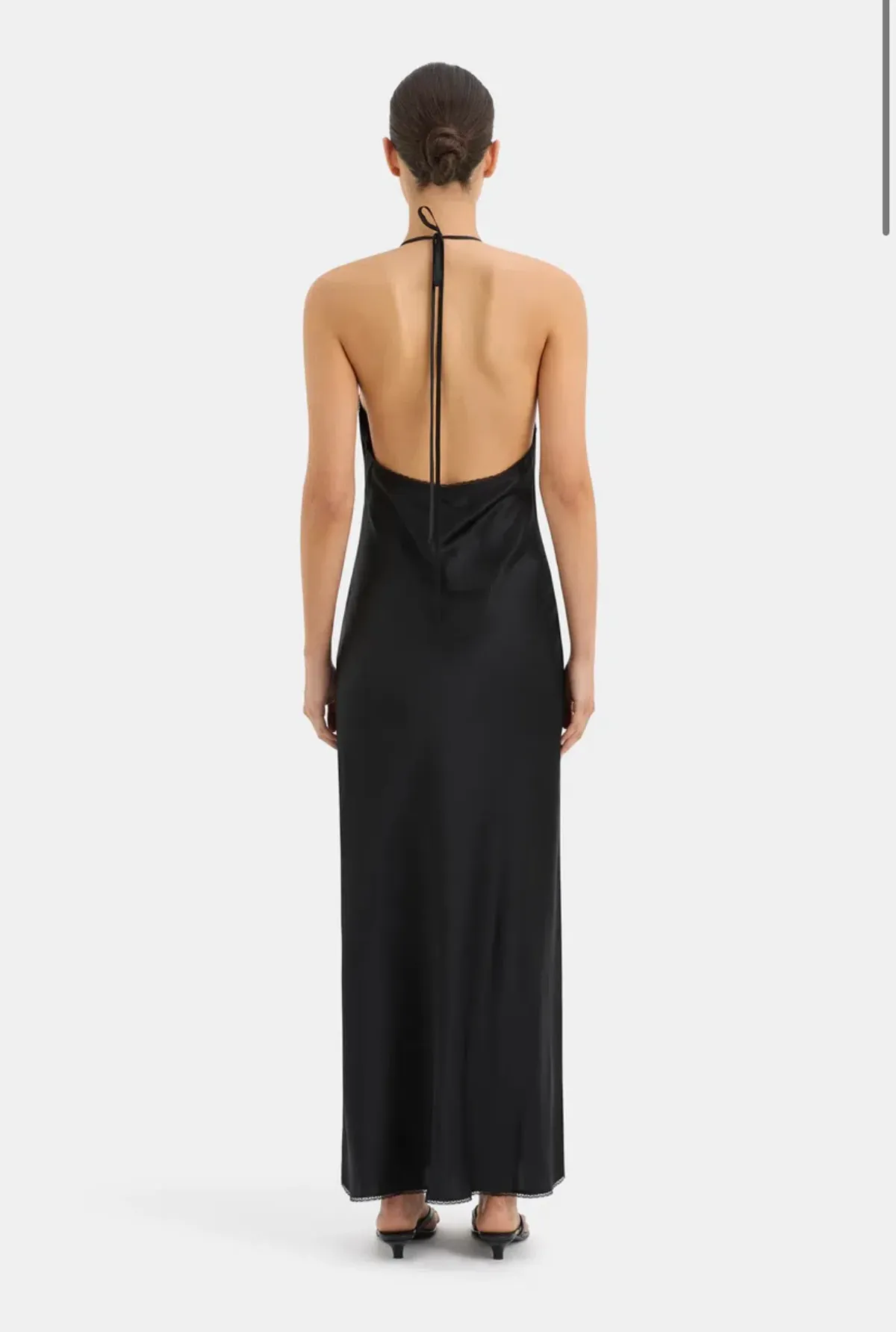 Sir the Label This Aries Halter Gown in Black  Size 1 /Au 8 - Image 2