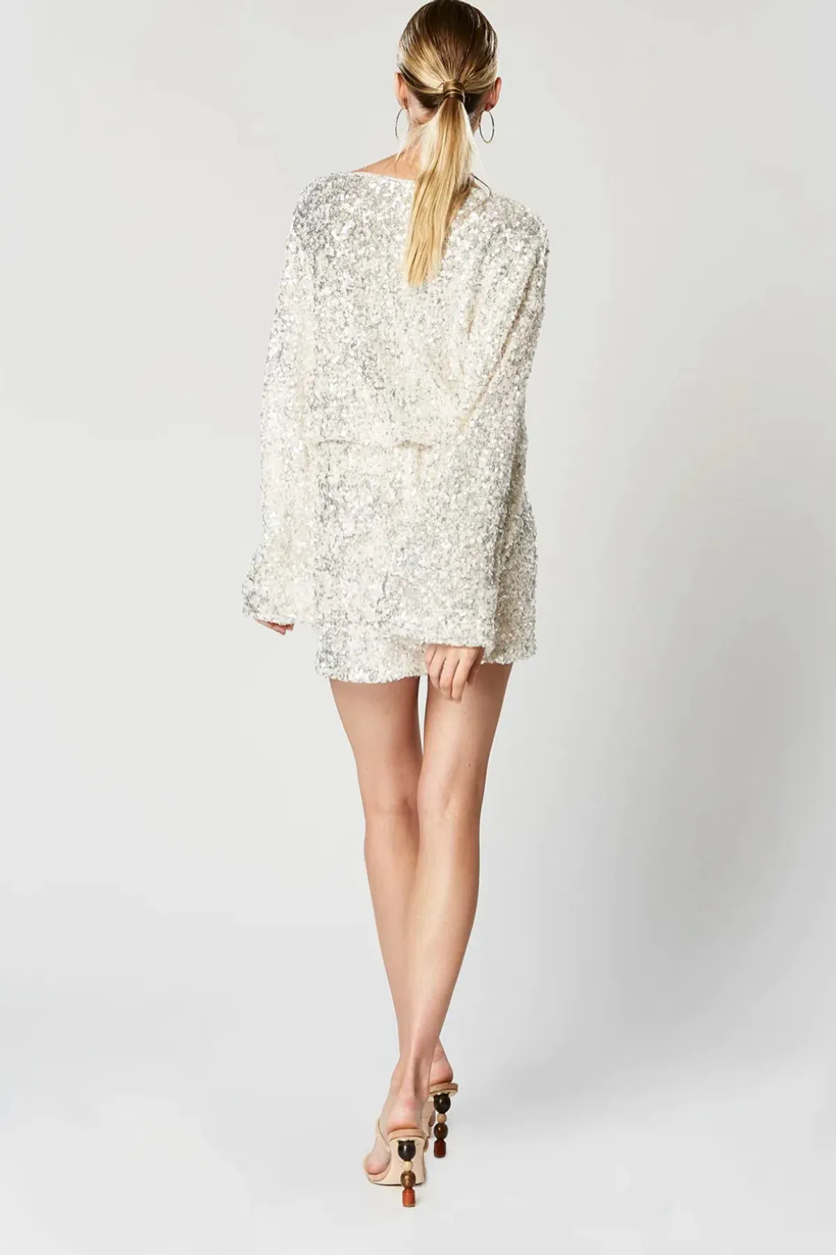 Winona Synergy Dress Silver Champagne Size M/Au 10 - Image 5