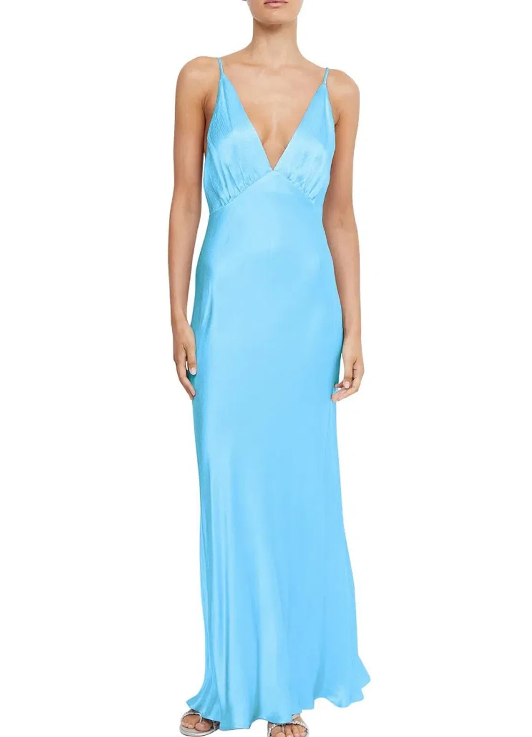 Bec & Bridge Lorelai V Maxi Dress Blue Size 10 for rent on The Volte - main image