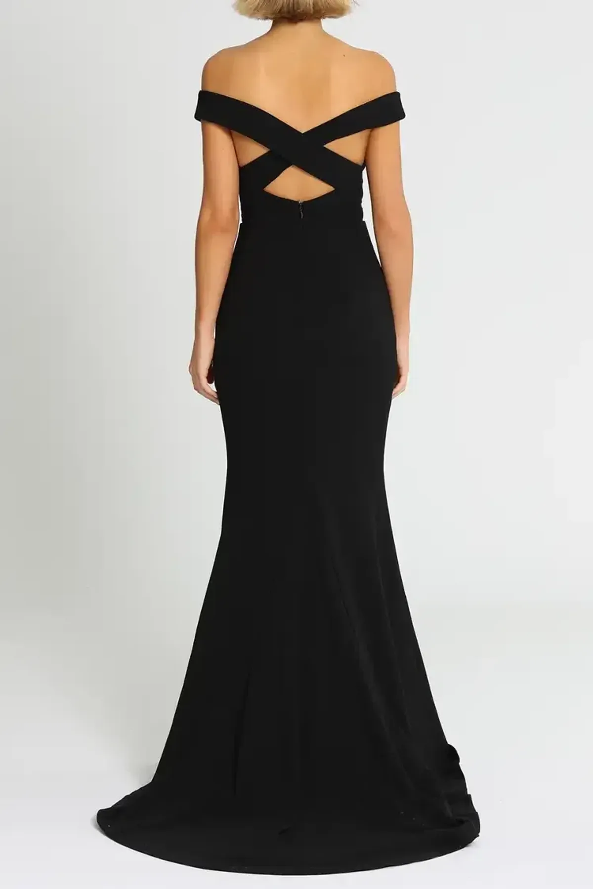 Samantha Rose Thompson Gown Black Size 10 - Image 3