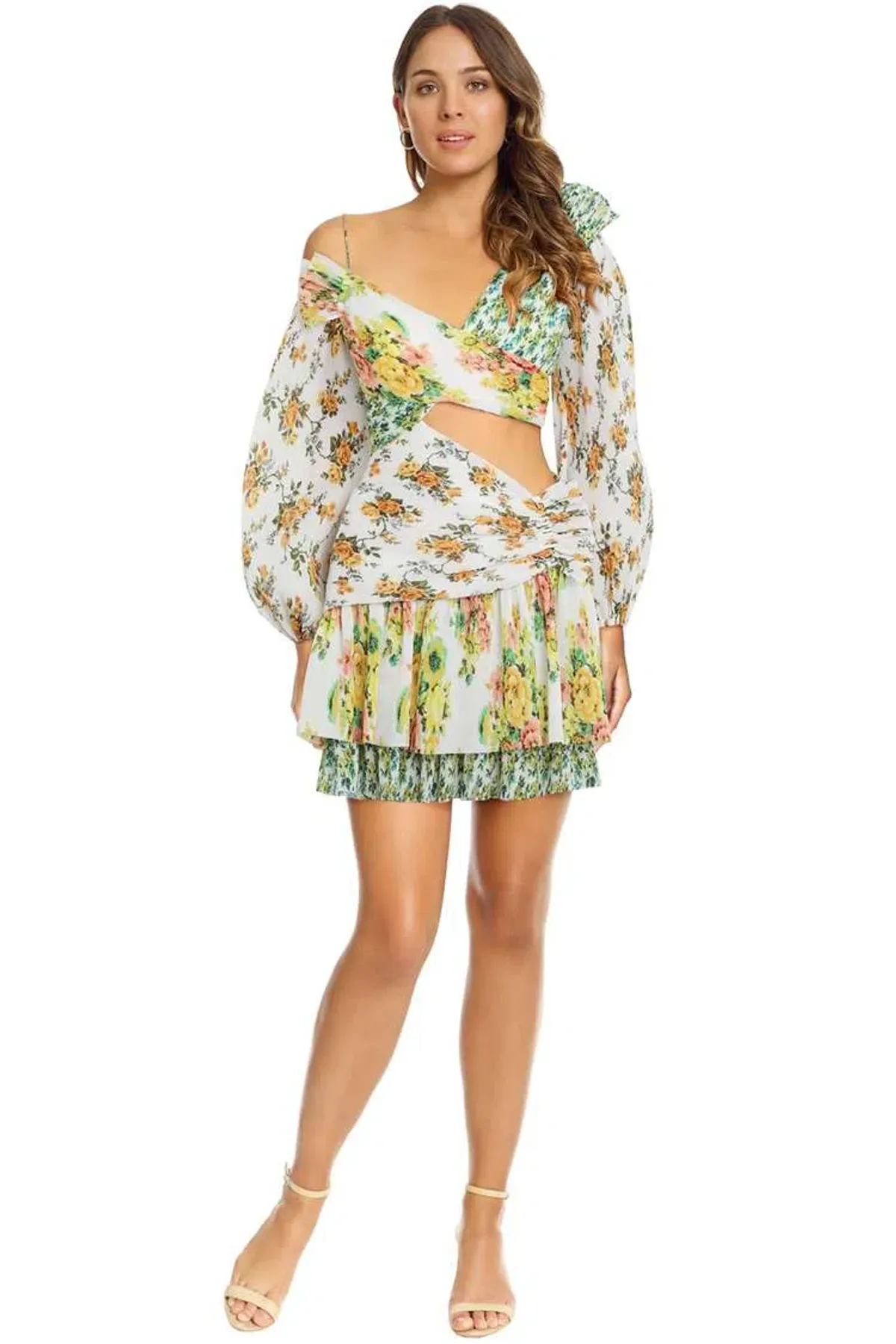 Zimmermann Golden Surfer Dress Spliced Size 2 / AU 12 - Image 2