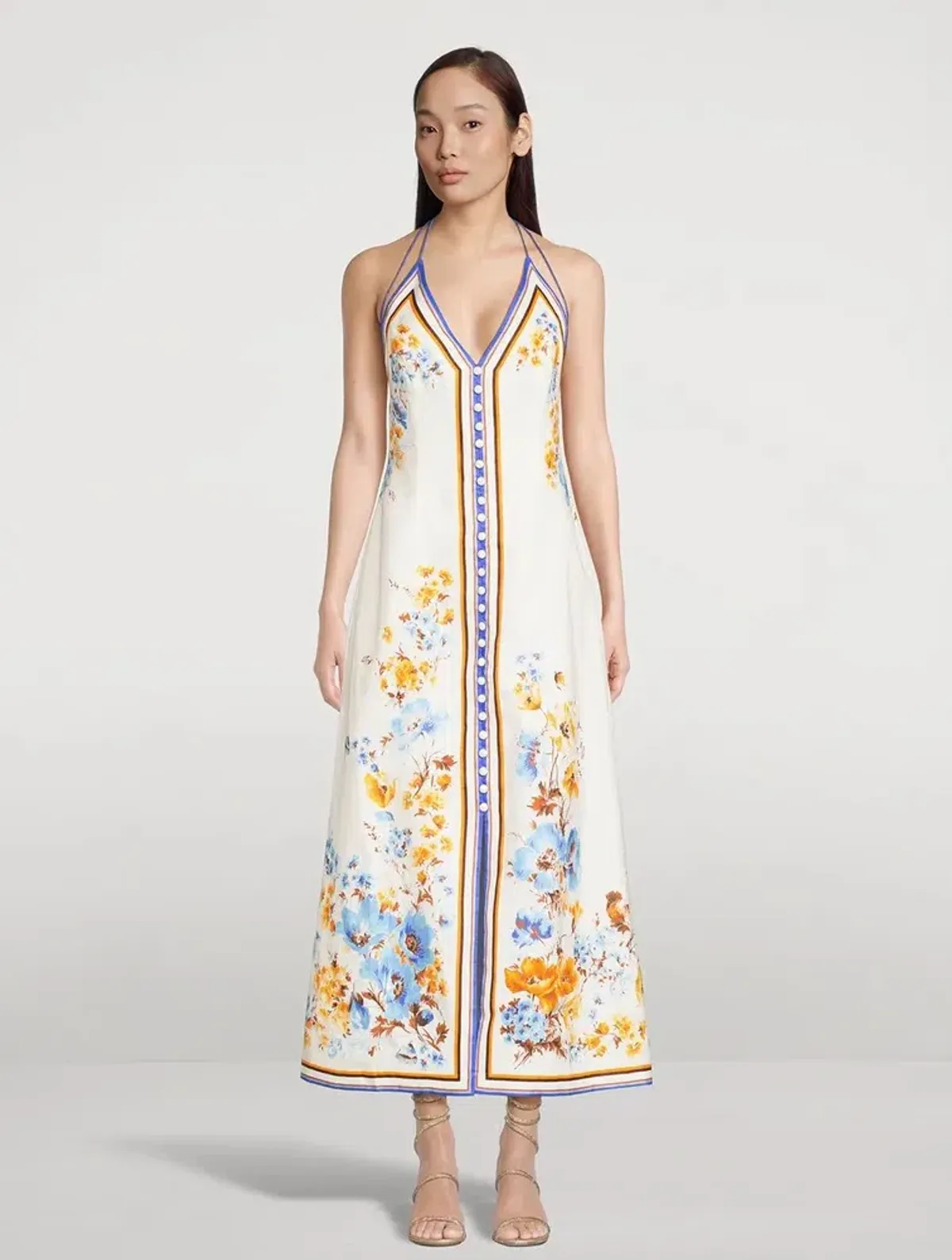 Zimmerman Halcyon Slip Dress Floral Size 8 - Image 1