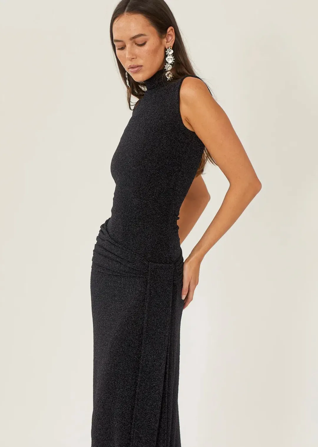 Arcina Ori Monica Dress Navy Size 8 for rent on The Volte - main image