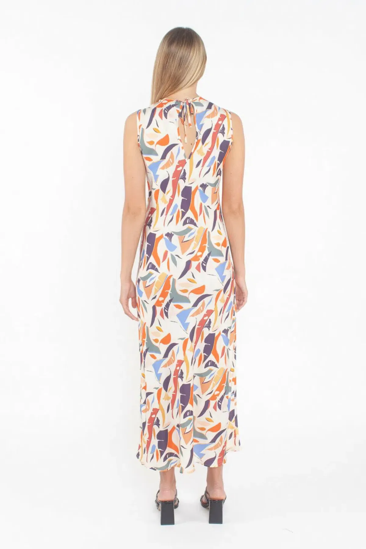 Third Form L'artiste Bias Maxi Dress Multi Print Size 8 - Image 3