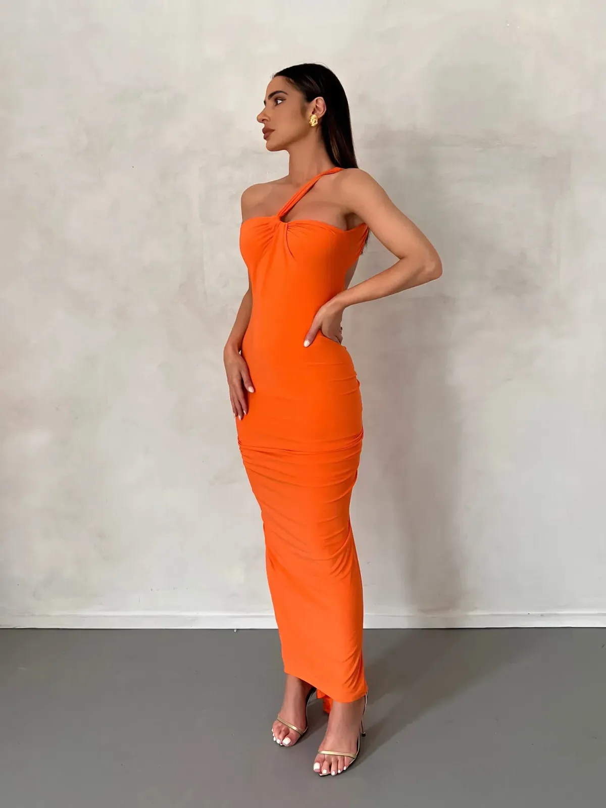 Melani The Label Melina Dress in Orange Size M / AU 10 - Image 1