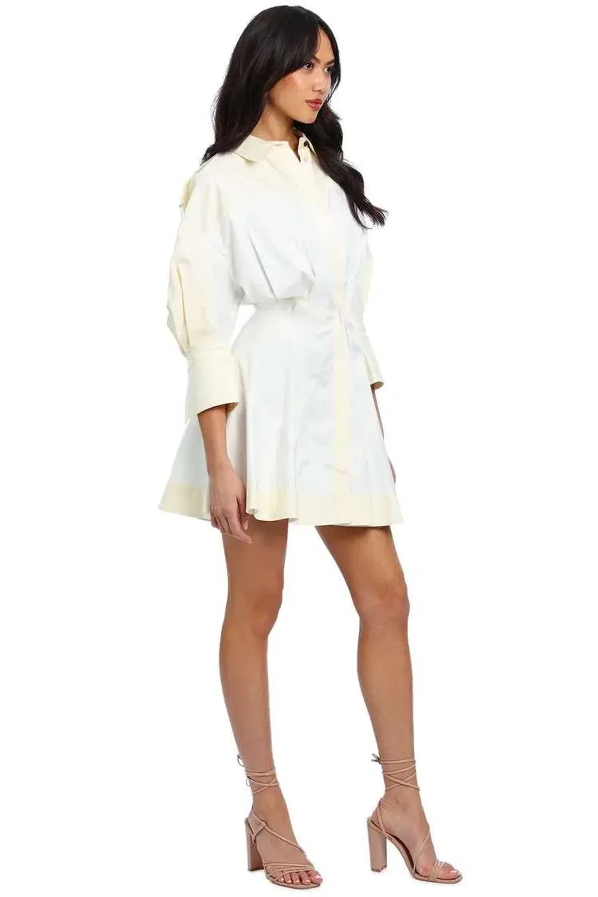 Acler Vienna Dress Cream/White Size 8 - Image 2