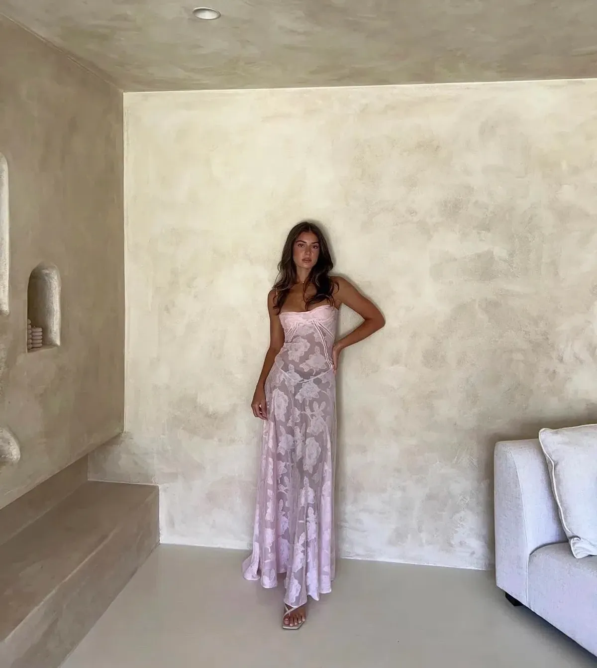 House of CB Seren Dress Pink Size 10 - Image 1