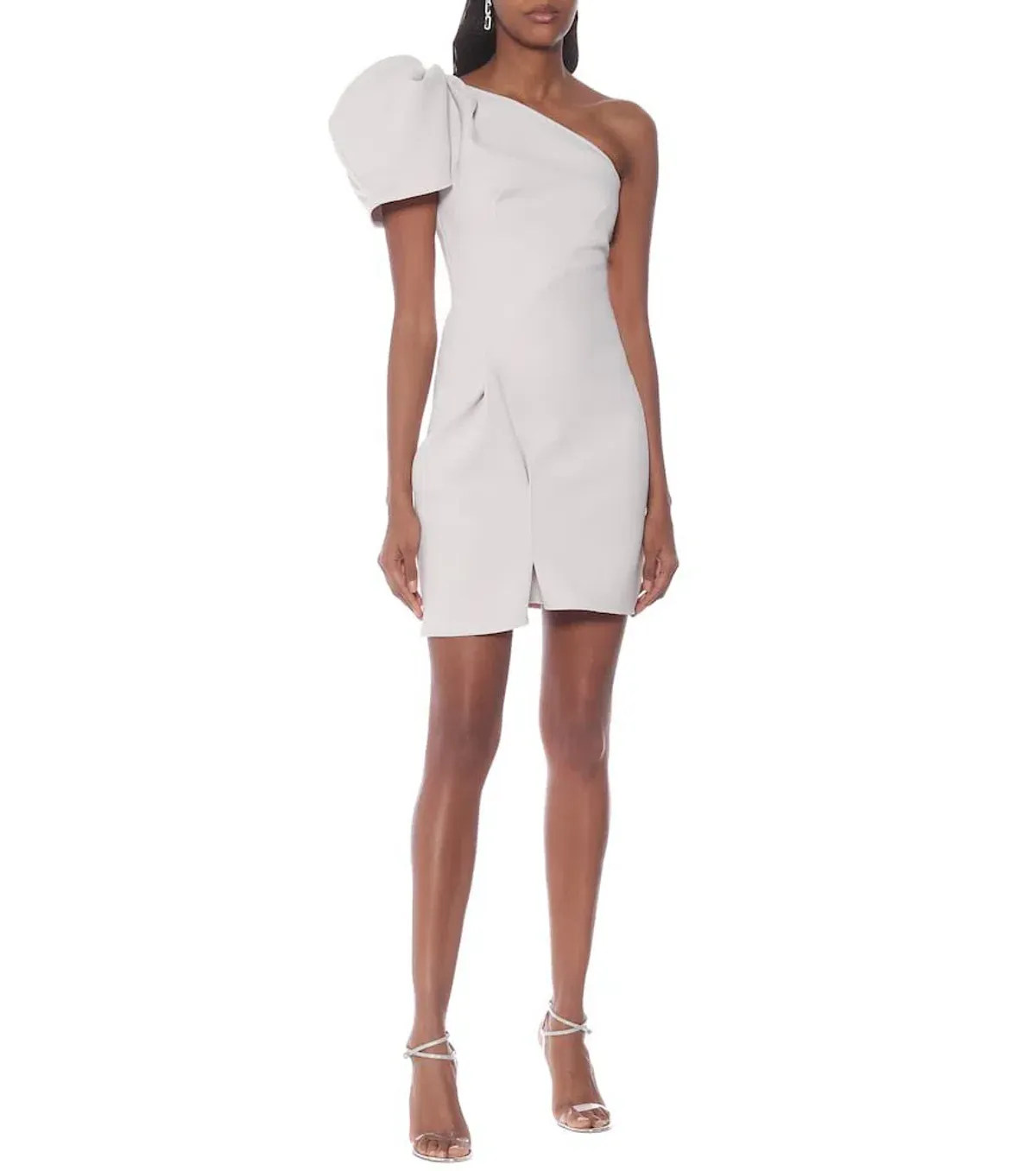 Maticevski Mimicry Grey Mini Dress Grey Size 10 - Image 1