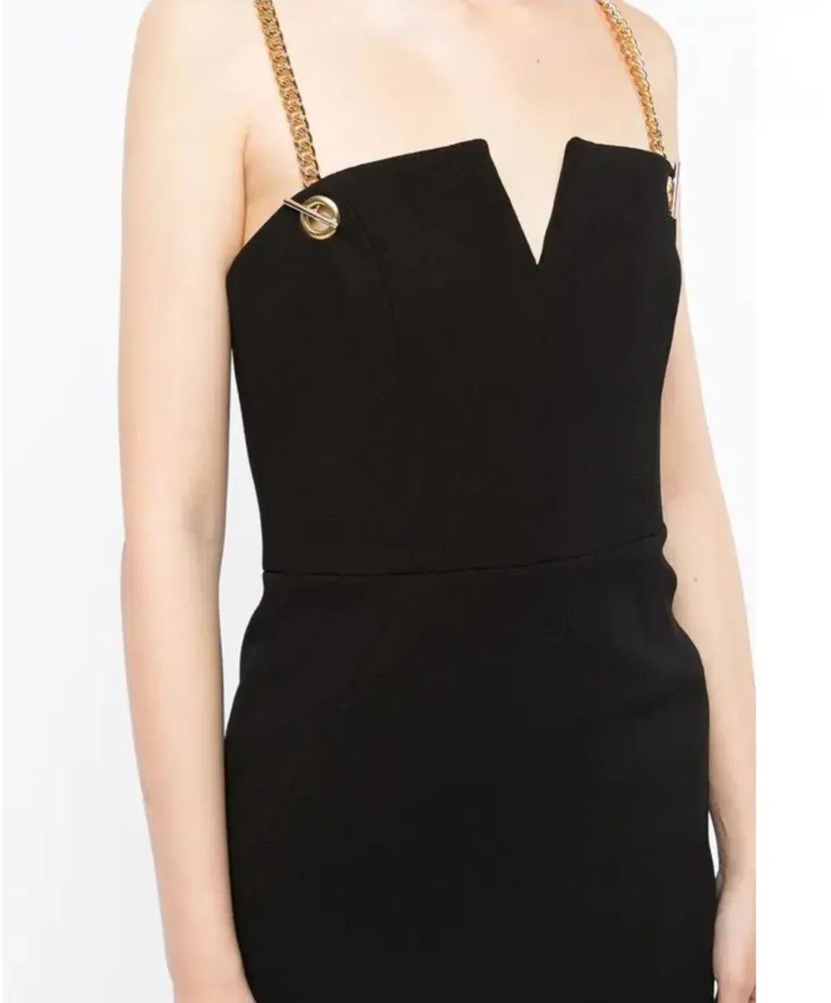 Rebecca Vallance Iman Gown Black Size 14 - Image 4