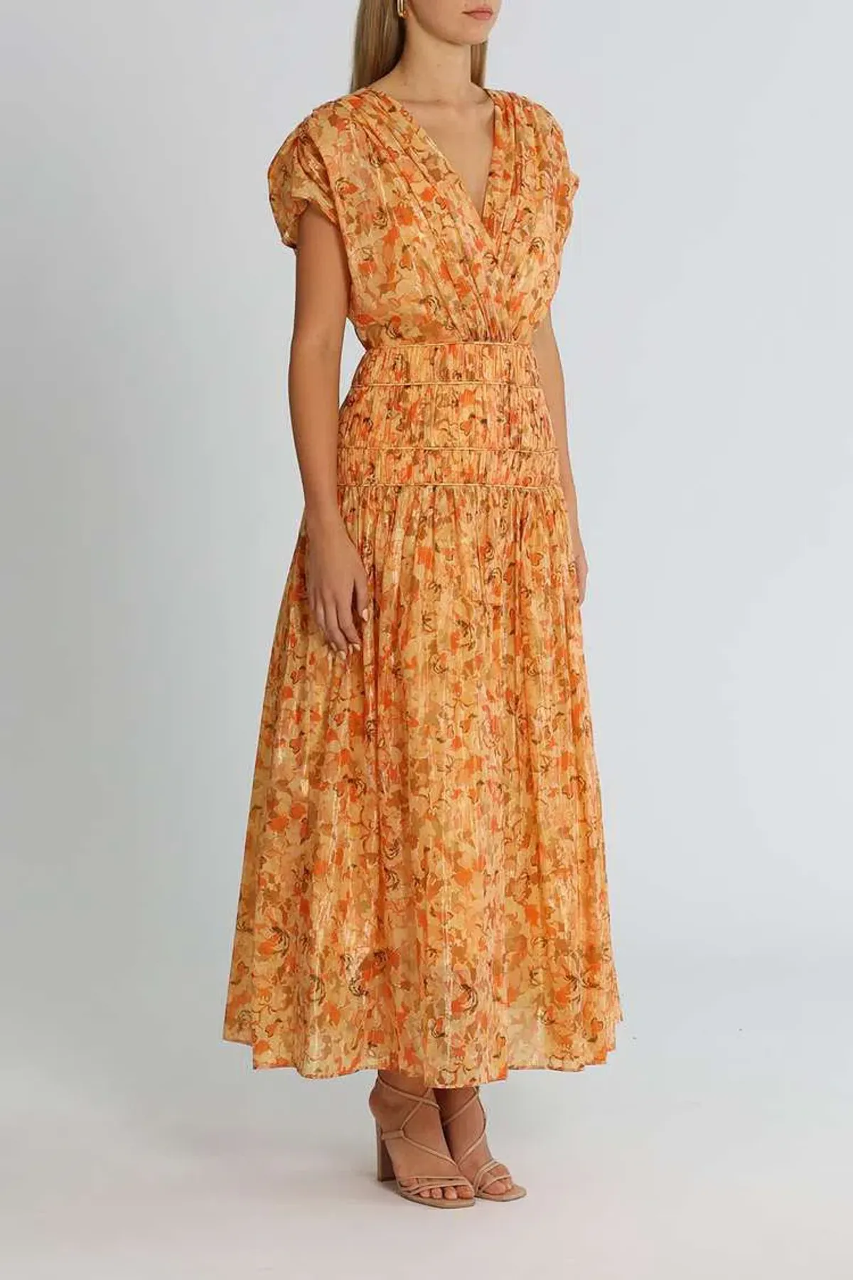 Acler Bicknell Dress Peach Parfait Size 12 - Image 2