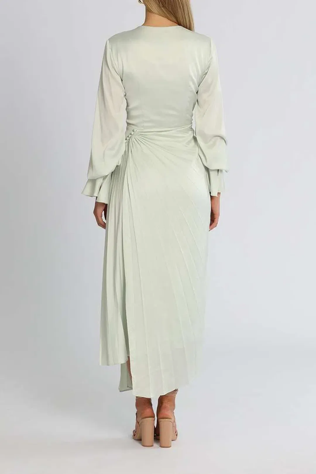 Acler Cresta Dress Apple Green Size 8 for rent on The Volte - main image