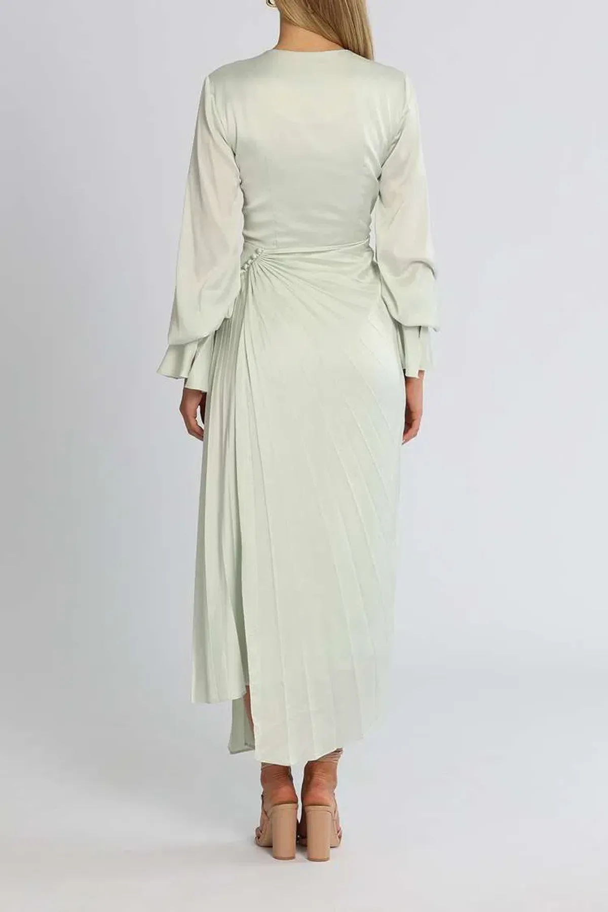 Acler Cresta Dress Apple Green Size 8 - Image 3