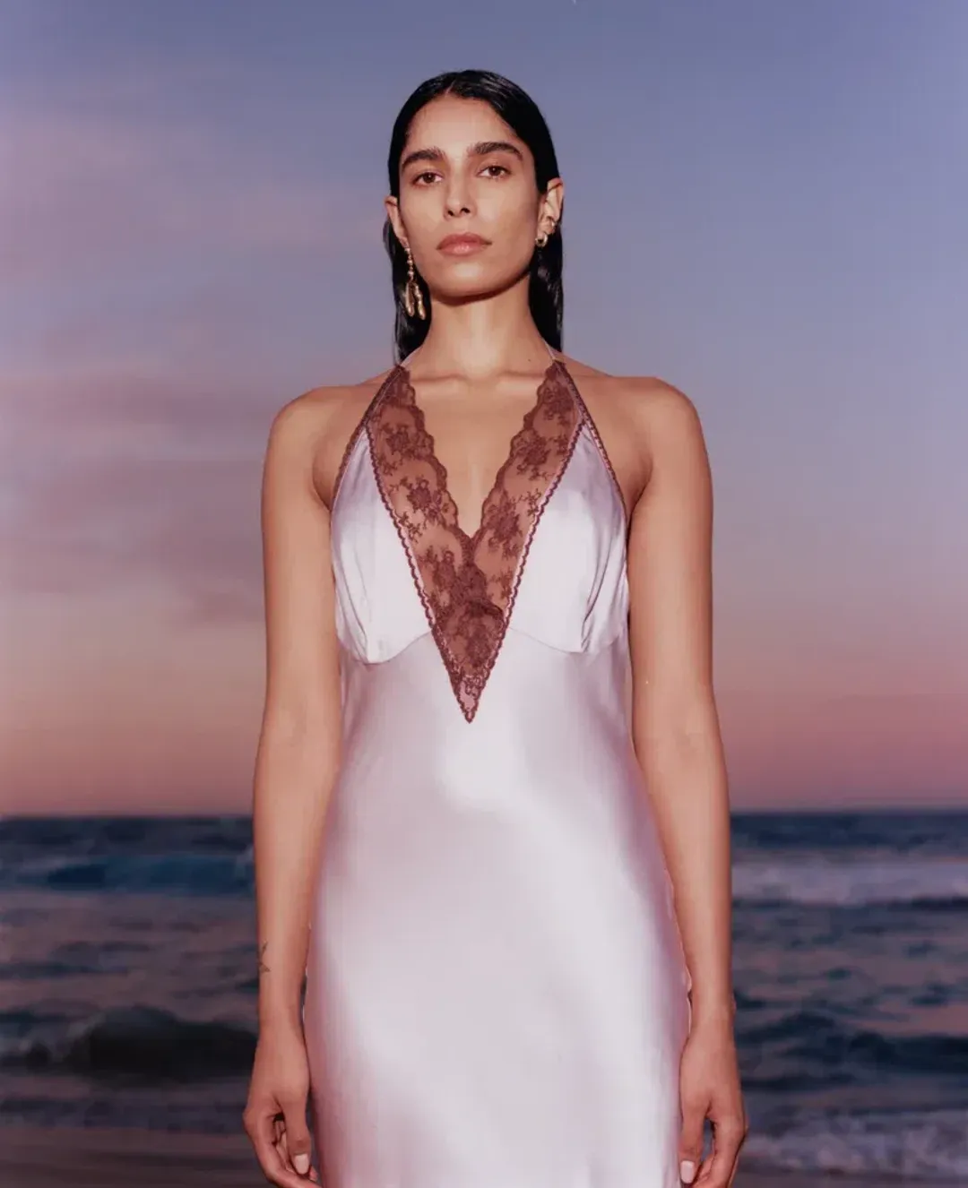 Sir the Label Aries Halter Dress Lilac Size 0/ AU 6 for rent on The Volte - main image