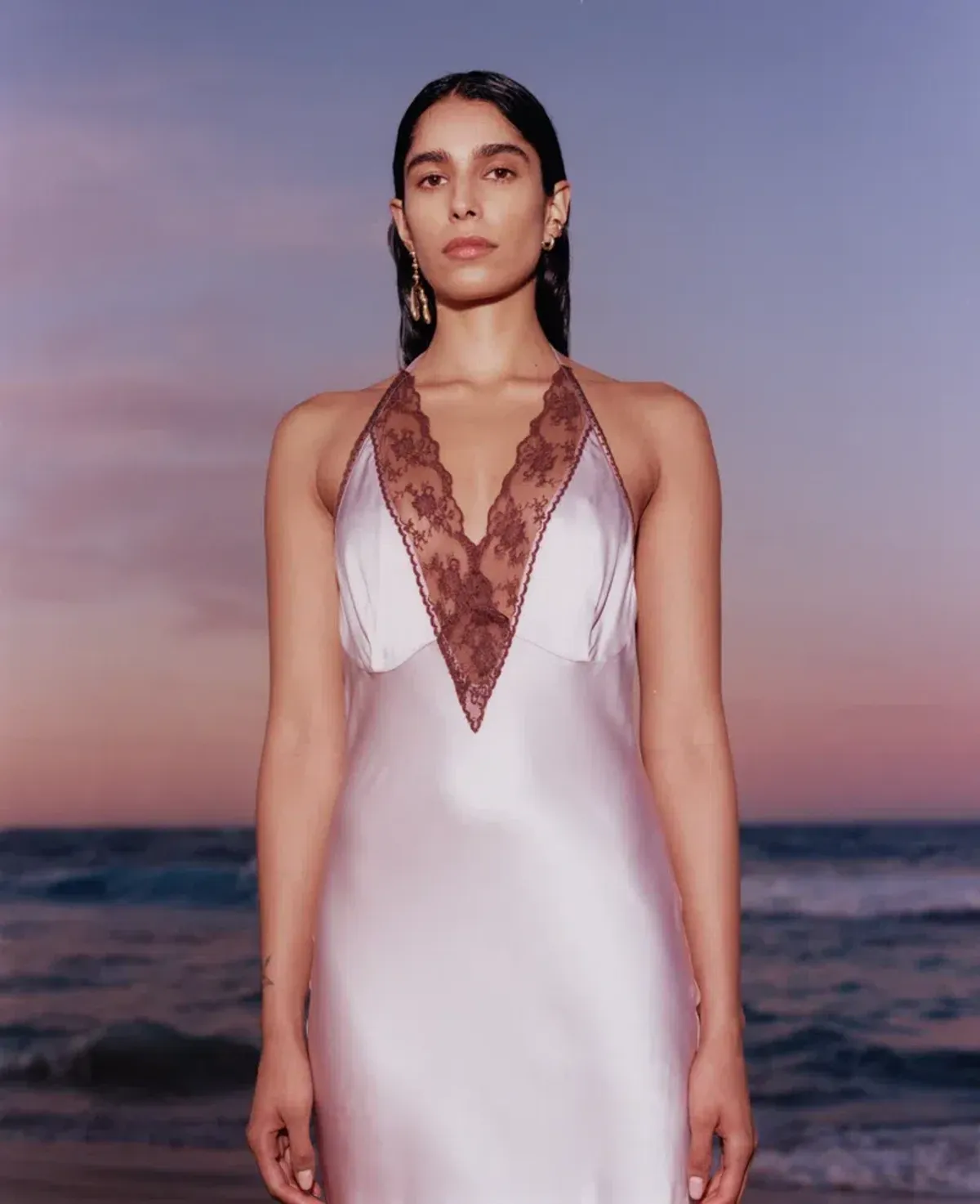 Sir the Label Aries Halter Dress Lilac Size 0/ AU 6 - Image 4