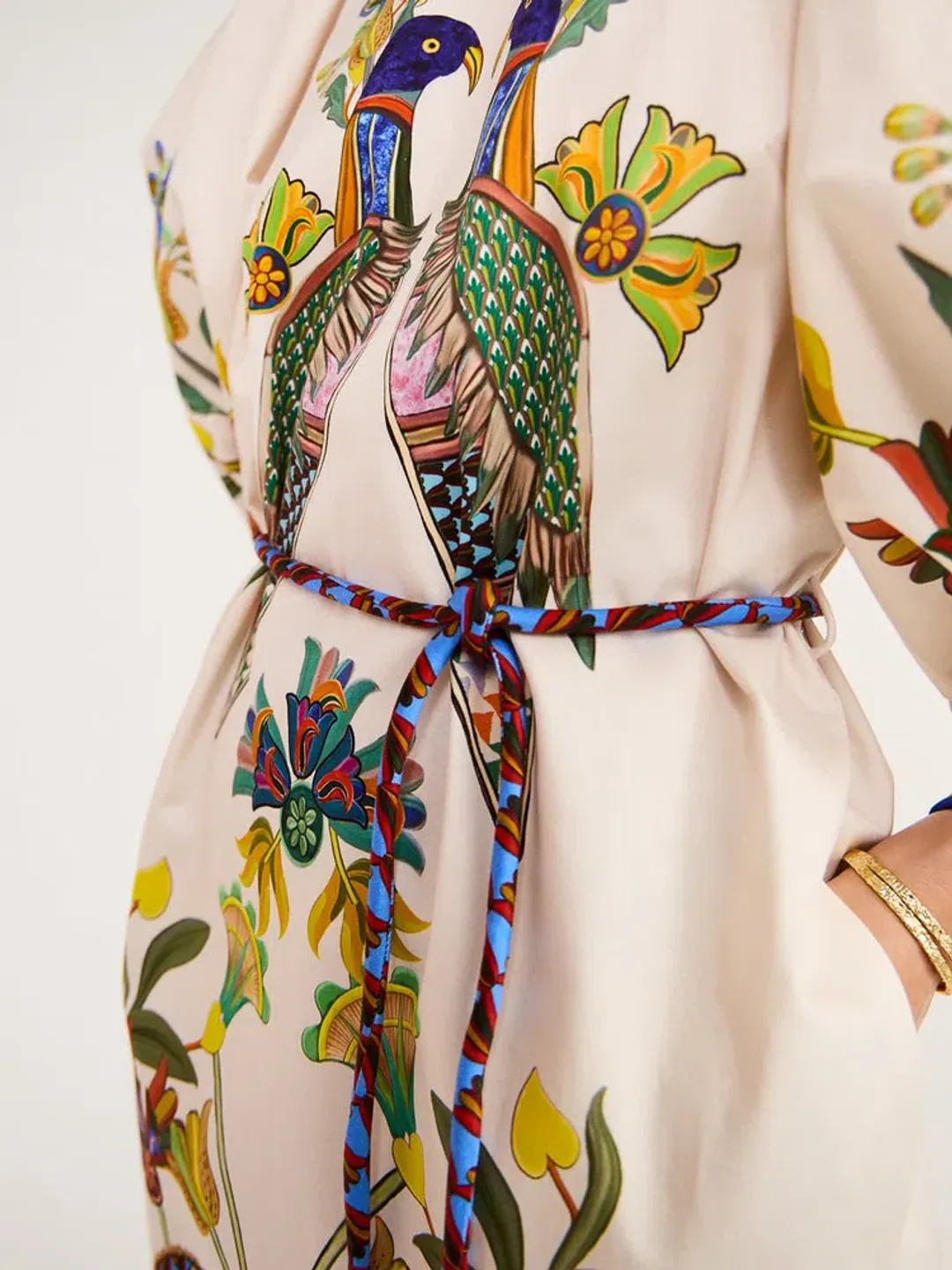 Alemais Effie Puff Sleeved Dress Print Size 14 for rent on The Volte - main image