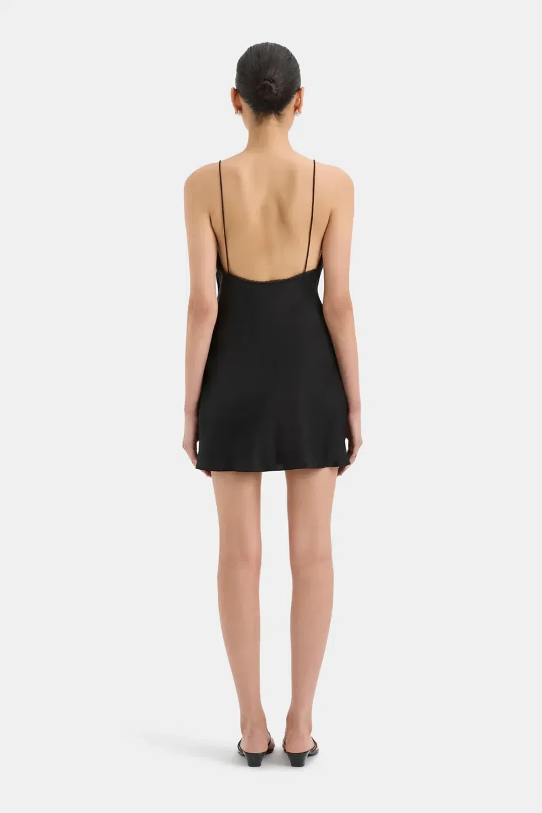 Sir the Label Aries Mini Slip Dress Black Size 1 /AU 8 for rent on The Volte - main image