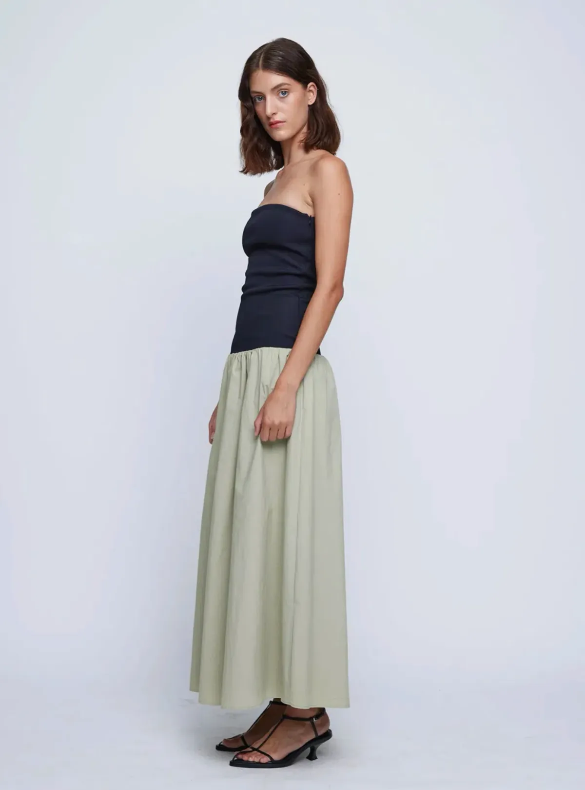 Anna Quan Amyra Maxi Dress Black/Green Size 8 - Image 2