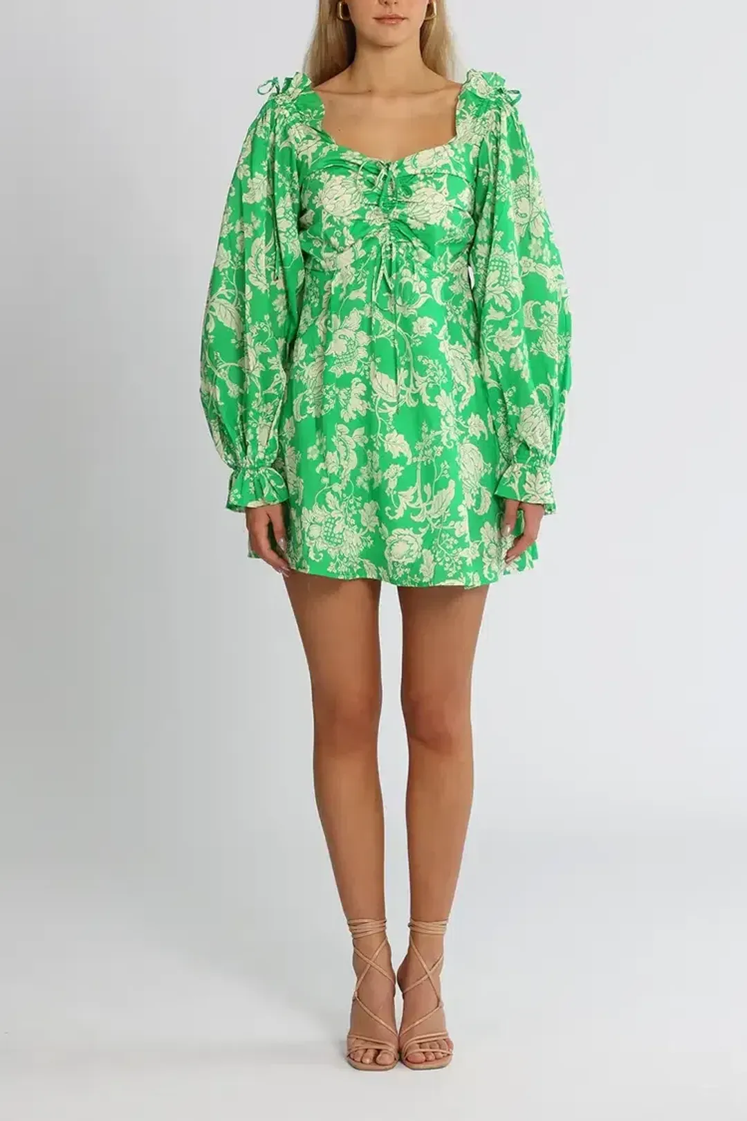 Alice McCall Mary Anne Mini Dress in Green Size 8 for rent on The Volte - main image