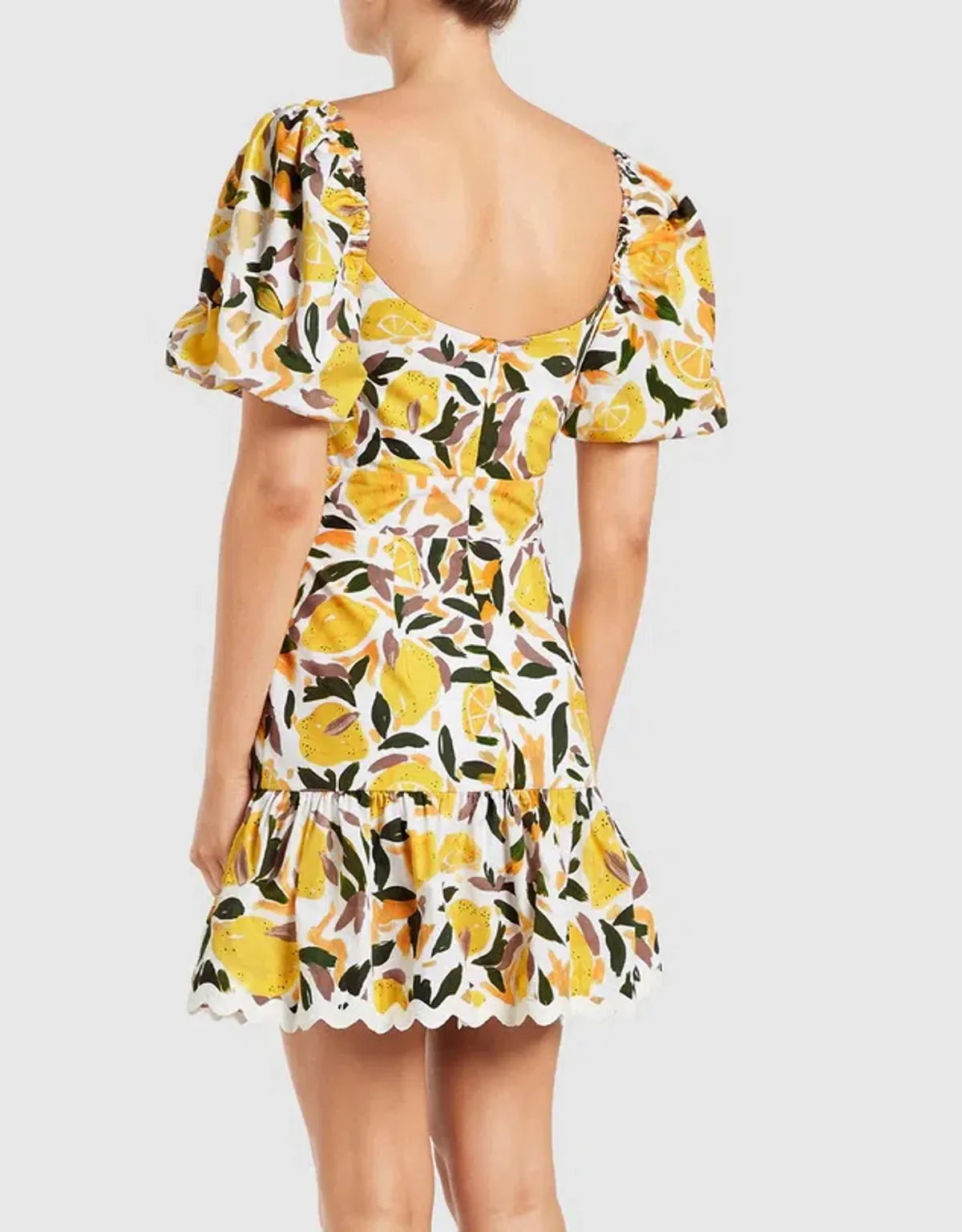 Rebecca Vallance Amarilla Mini Dress Print Size 10 - Image 3