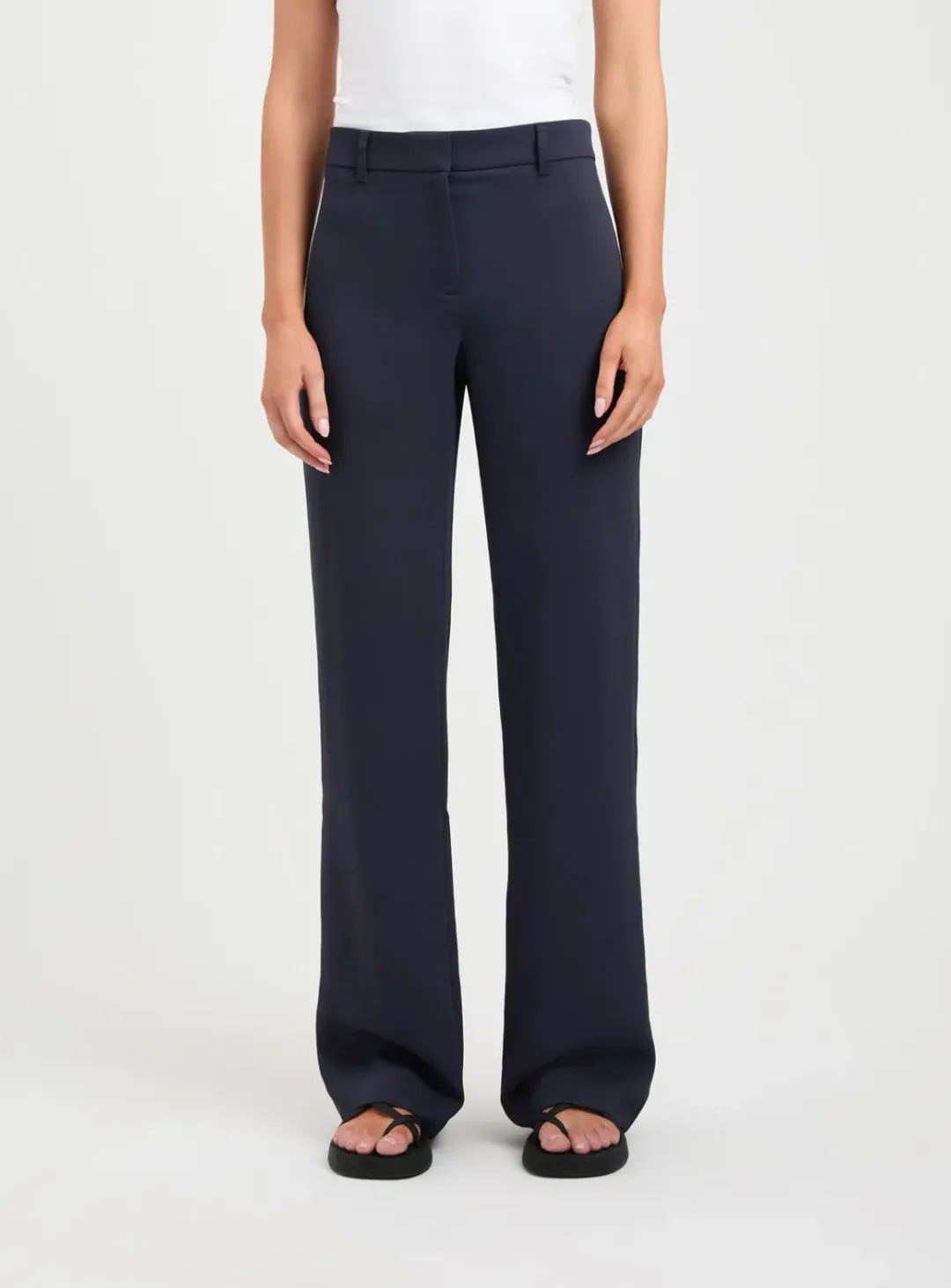 Kookai Oyster Suit Pant Navy Size 8 for rent on The Volte - main image