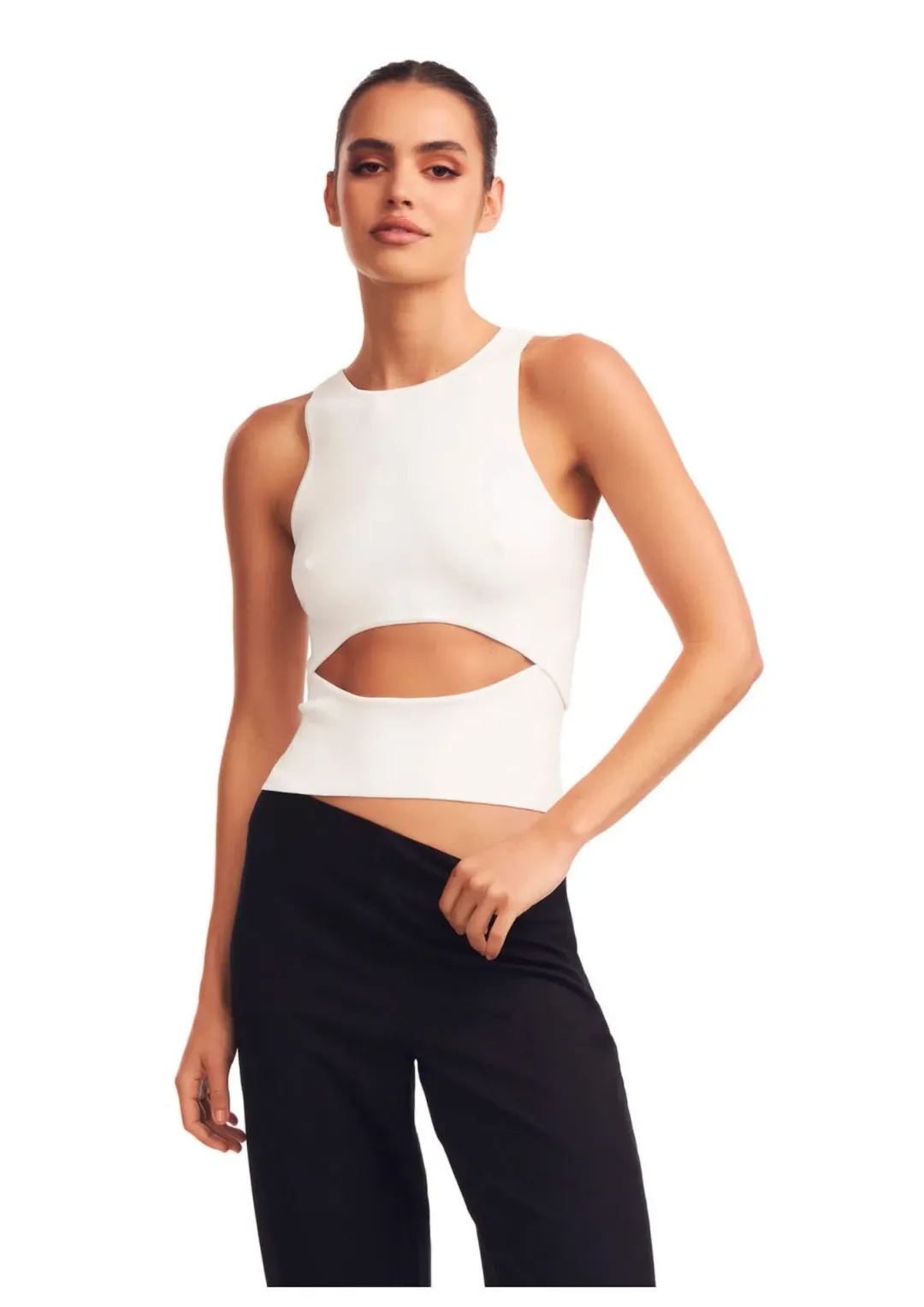 Nakedvice The Cleo Top White Size XS / AU 6 for rent on The Volte - main image