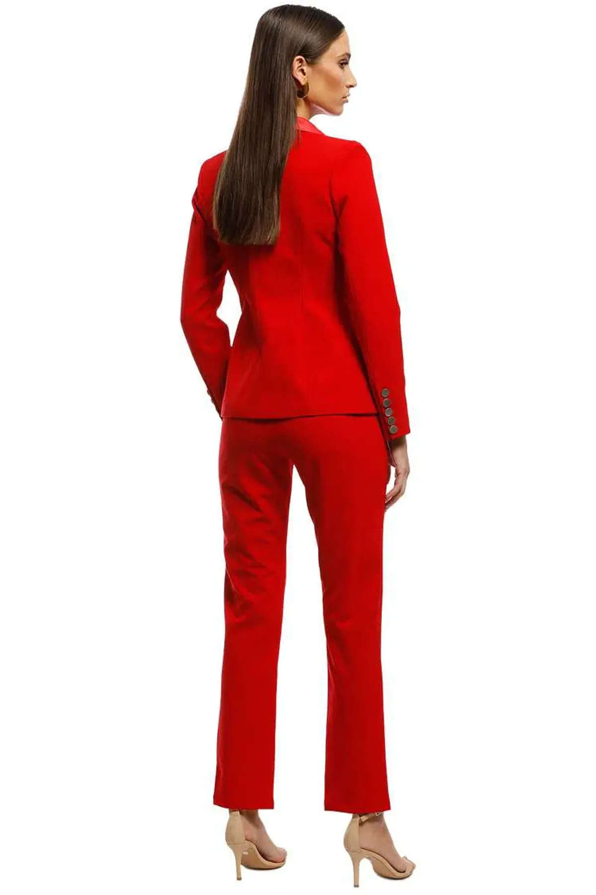 Bianca and Bridgett Milan Blazer and Pants Set Red Size 14 - Image 3