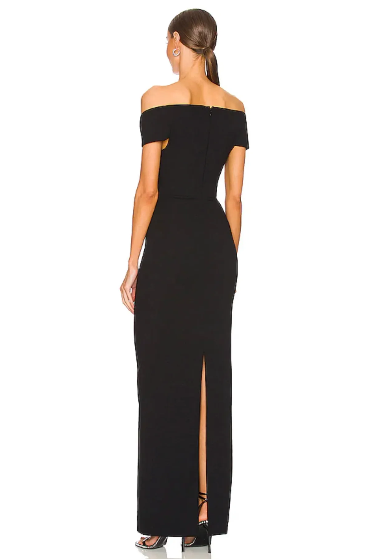 Solace London Marlowe Gown Black Size 6 - Image 5