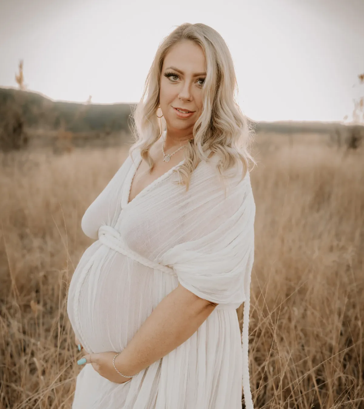 Chic Le Frique Ophelia Maxi Dress Bone One Size - Image 4