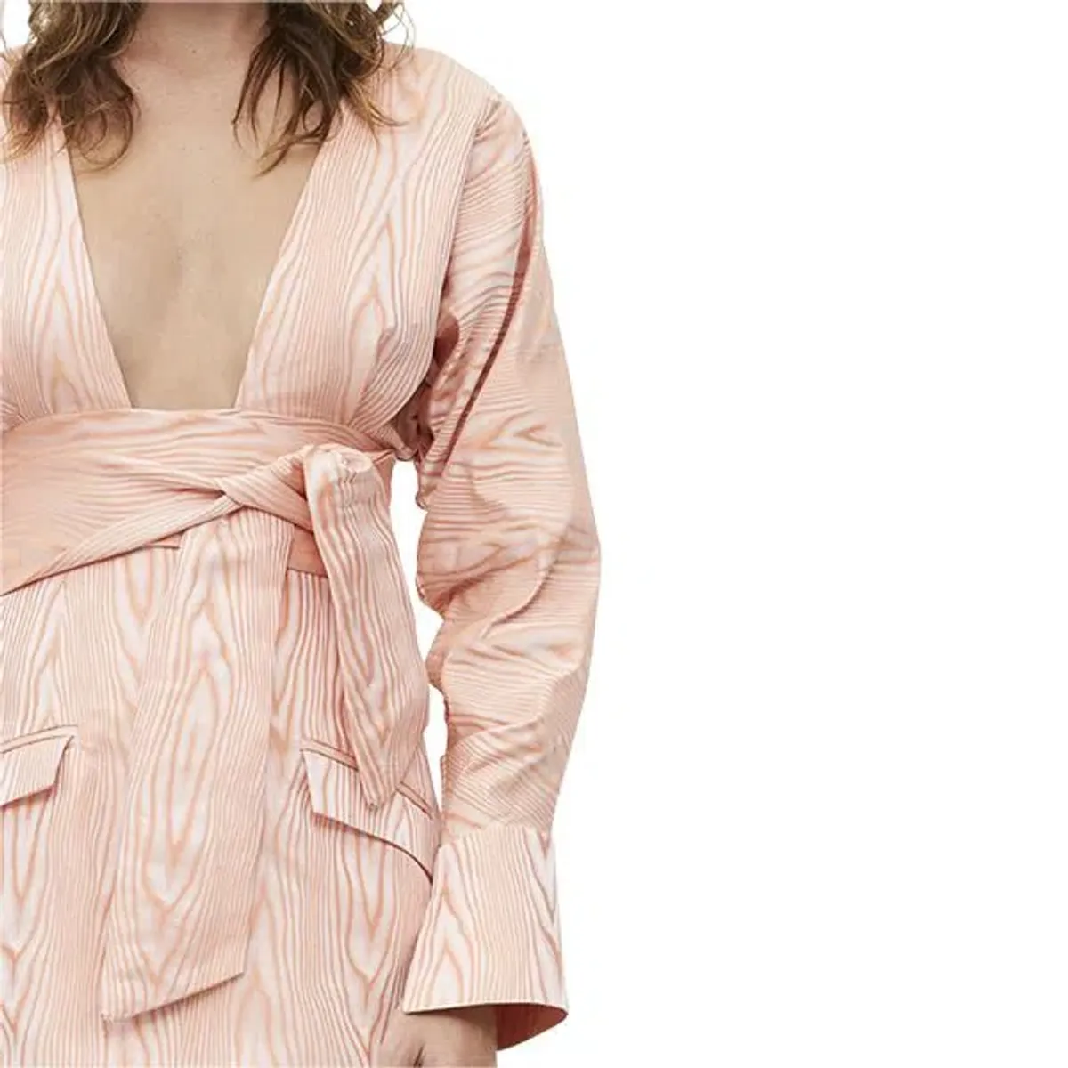 Manning Cartell Mini Mode Wrap Top and Mini Skirt Set Pink Size 8 - Image 3