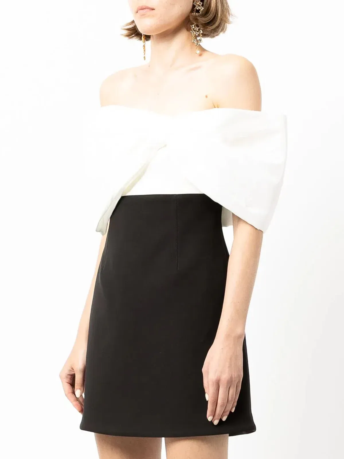 Rachel Gilbert Kace Mini Dress Black Size 12 - Image 2