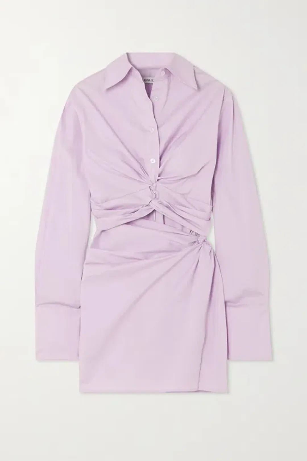Anna Quan Dress Lola Shirt Dress Lilac Size 12 for rent on The Volte - main image