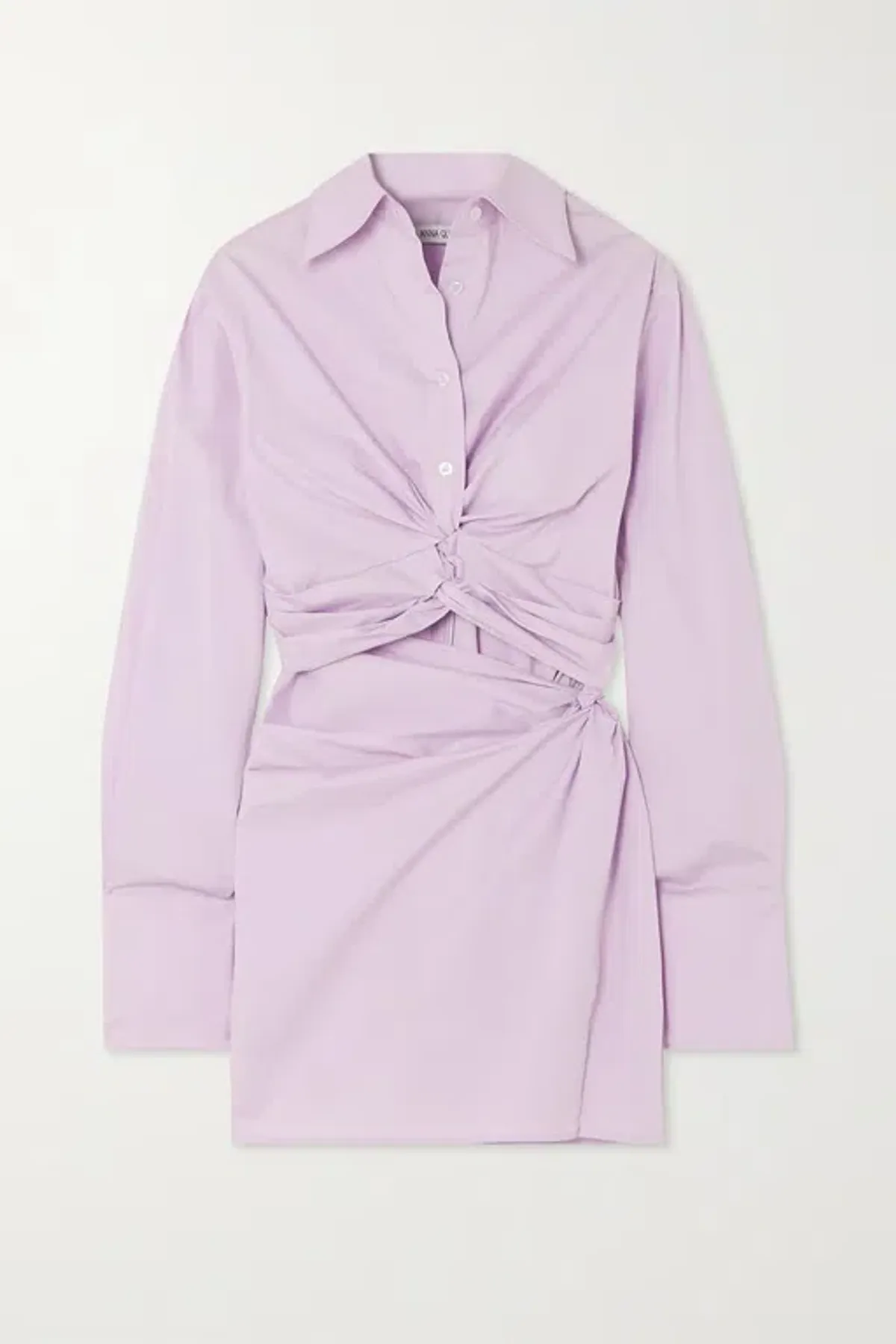 Anna Quan Dress Lola Shirt Dress Lilac Size 12 - Image 4
