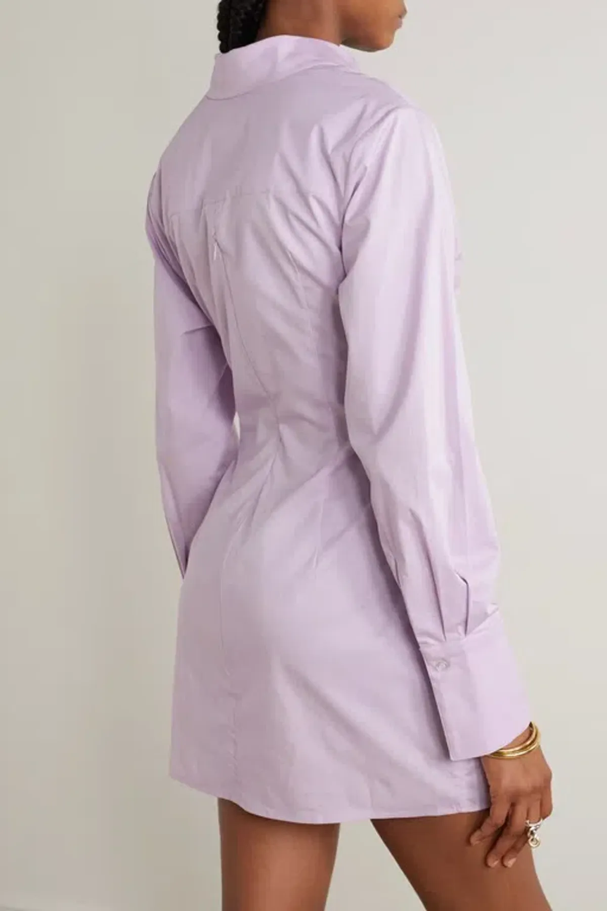 Anna Quan Dress Lola Shirt Dress Lilac Size 12 - Image 3