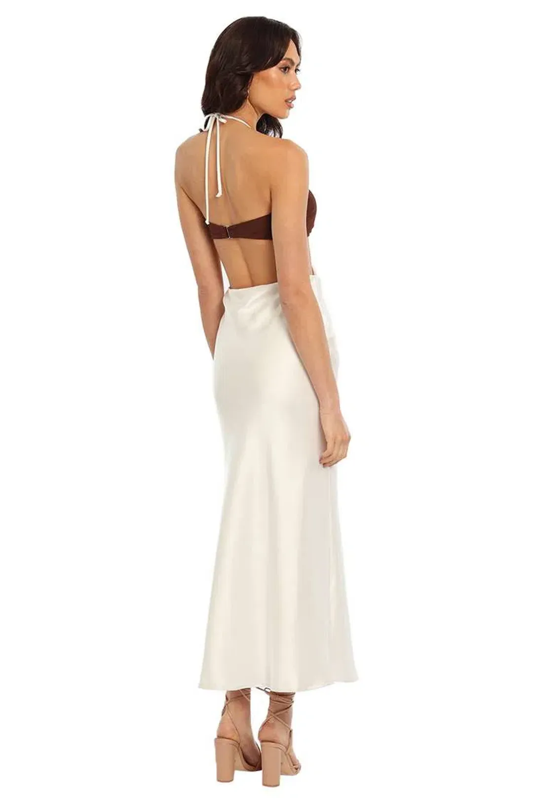 Bec and Bridge Nadia Cut Out Dress White Size 14 for rent on The Volte - main image