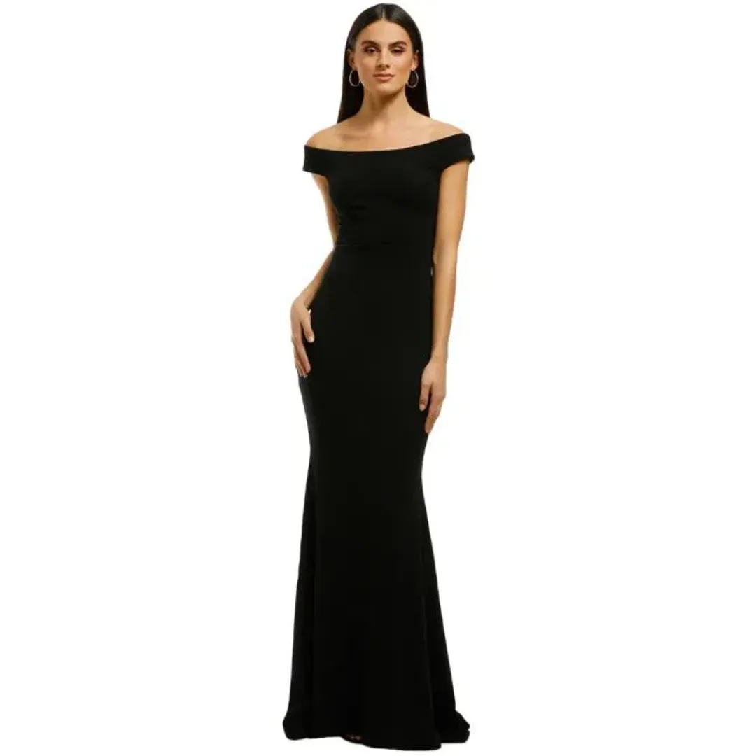 Samantha Rose Thompson Gown in Black Size 14 for rent on The Volte - main image