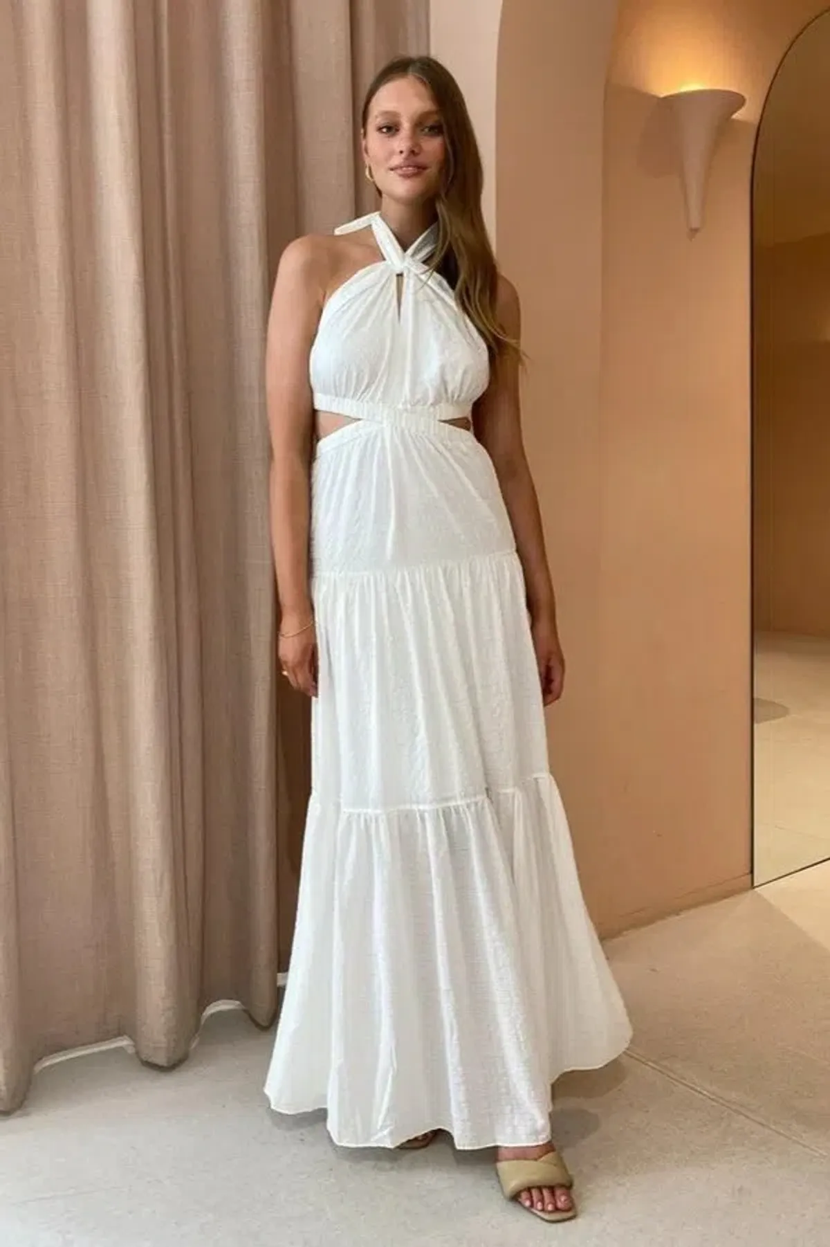 Significant Other Clementine Dress in White Size 8 - Image 1